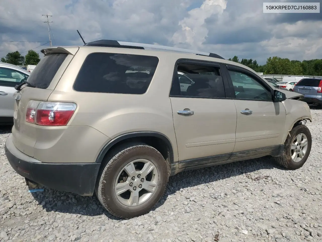 2012 GMC Acadia Sle VIN: 1GKKRPED7CJ160883 Lot: 64623095