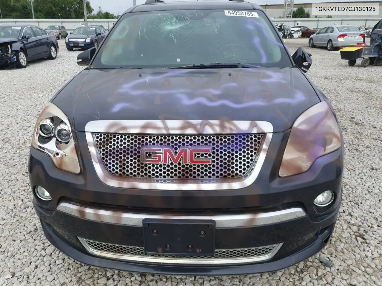 2012 GMC Acadia Denali VIN: 1GKKVTED7CJ130125 Lot: 64950755