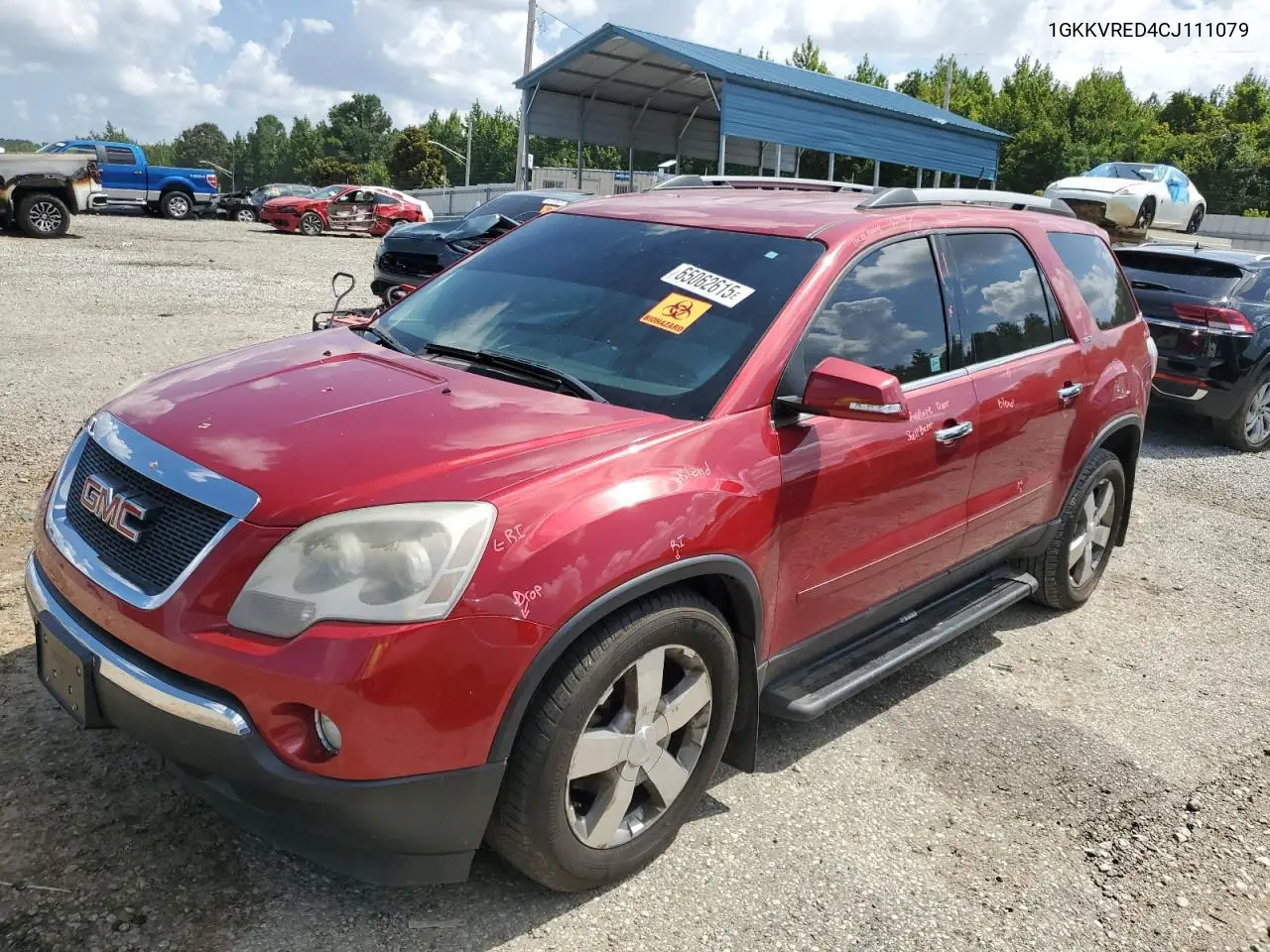 2012 GMC Acadia Slt-1 VIN: 1GKKVRED4CJ111079 Lot: 65062615