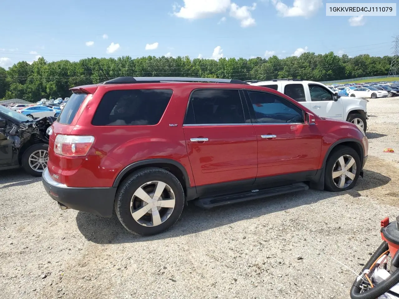 2012 GMC Acadia Slt-1 VIN: 1GKKVRED4CJ111079 Lot: 65062615