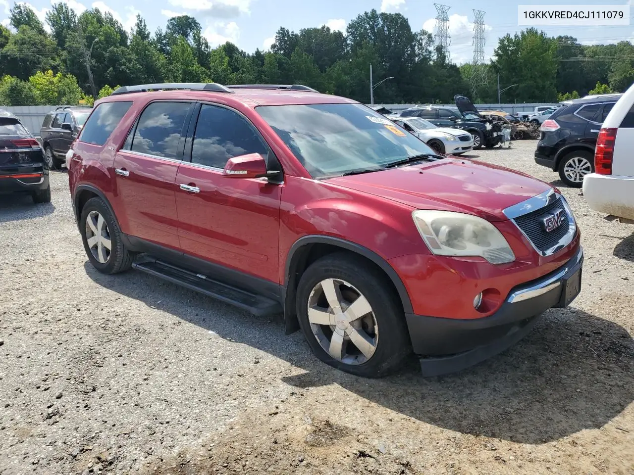 2012 GMC Acadia Slt-1 VIN: 1GKKVRED4CJ111079 Lot: 65062615
