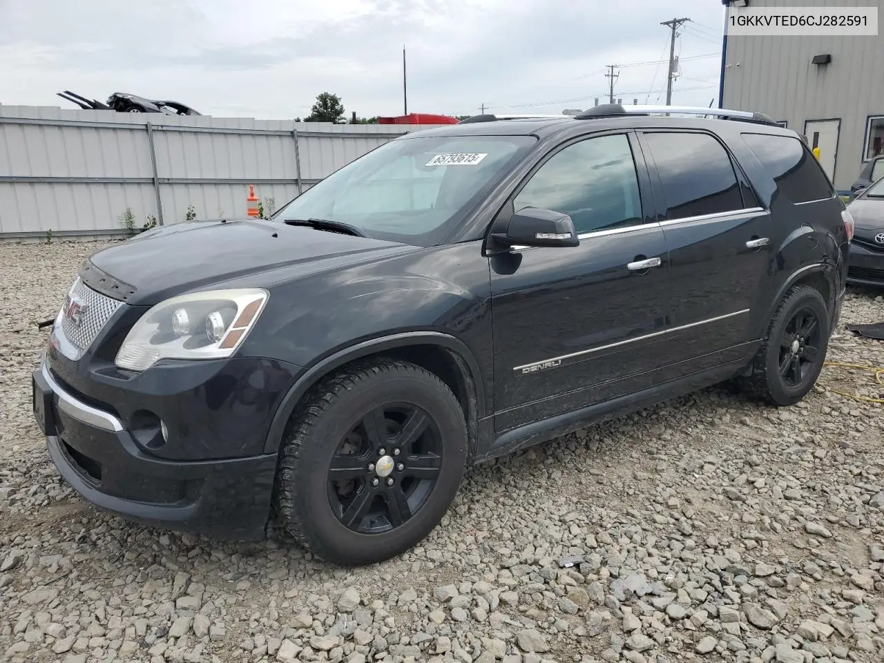2012 GMC Acadia Denali VIN: 1GKKVTED6CJ282591 Lot: 65793615
