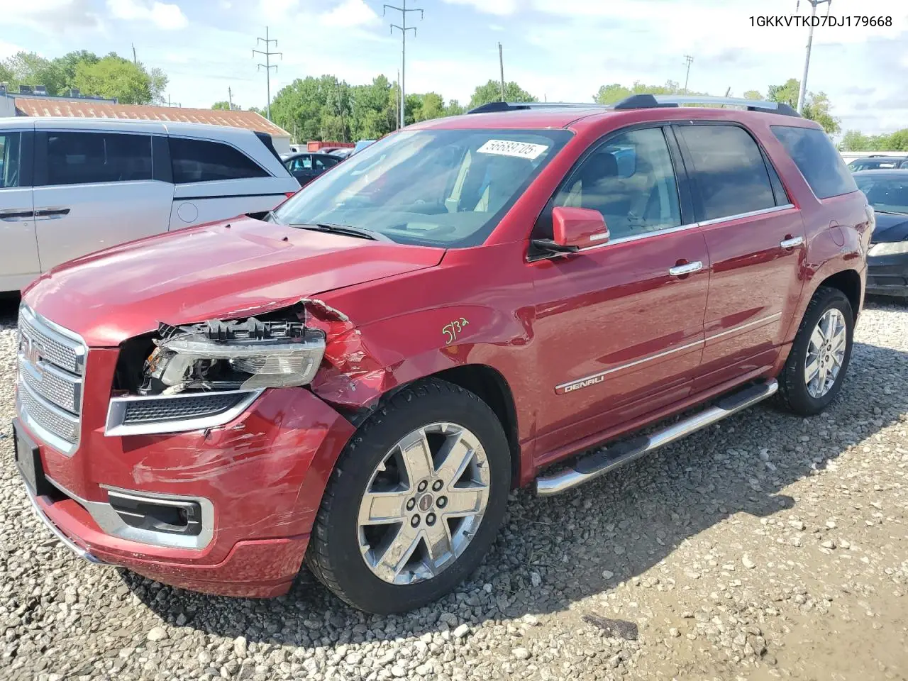 2013 GMC Acadia Denali VIN: 1GKKVTKD7DJ179668 Lot: 56689705