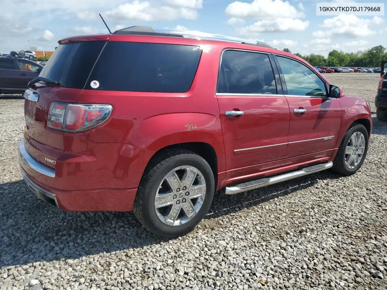 2013 GMC Acadia Denali VIN: 1GKKVTKD7DJ179668 Lot: 56689705