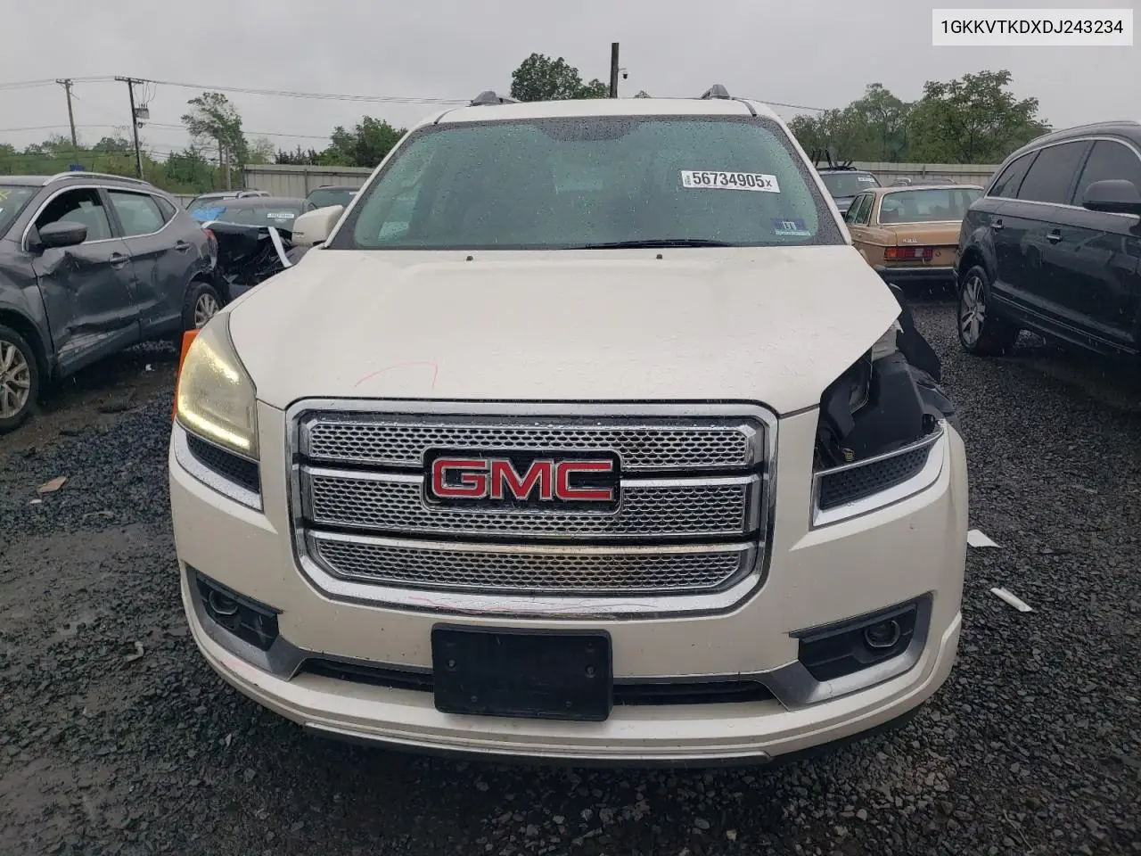 2013 GMC Acadia Denali VIN: 1GKKVTKDXDJ243234 Lot: 56734905