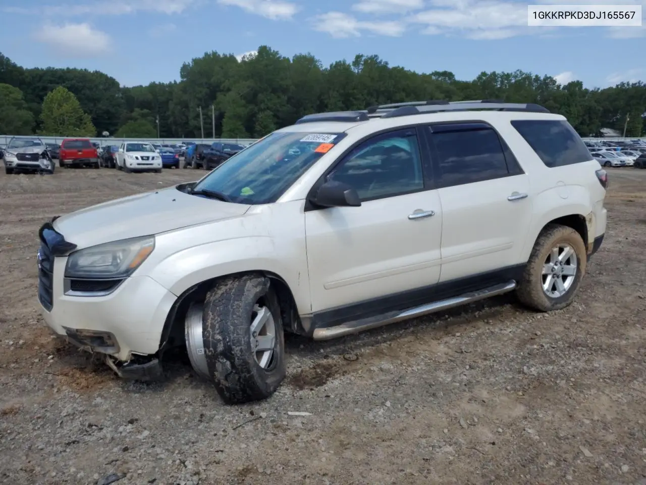 2013 GMC Acadia Sle VIN: 1GKKRPKD3DJ165567 Lot: 62859145