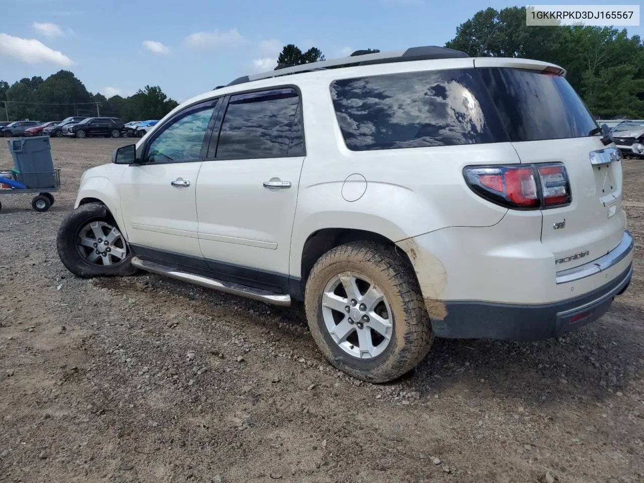 2013 GMC Acadia Sle VIN: 1GKKRPKD3DJ165567 Lot: 62859145