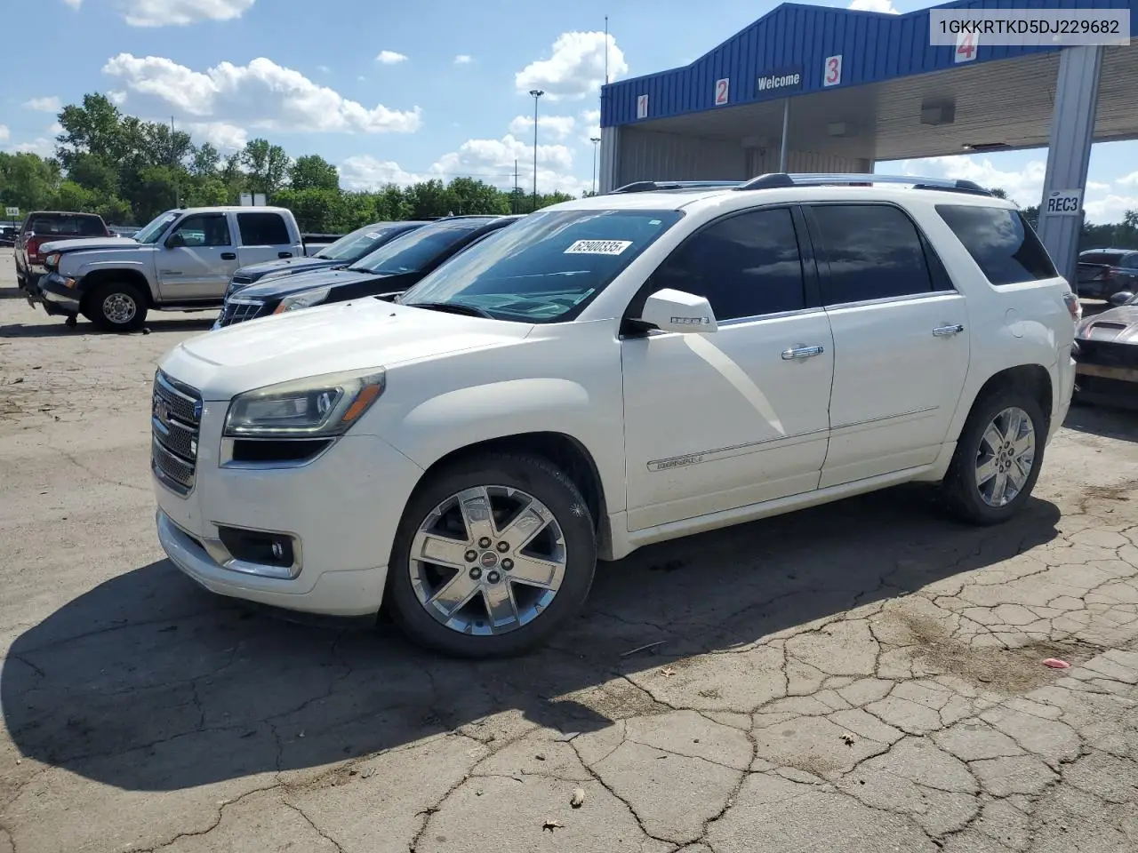 2013 GMC Acadia Denali VIN: 1GKKRTKD5DJ229682 Lot: 62900335