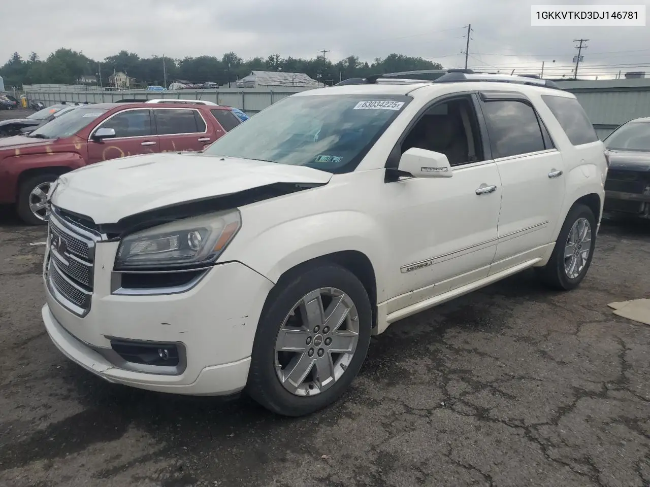 2013 GMC Acadia Denali VIN: 1GKKVTKD3DJ146781 Lot: 63034225