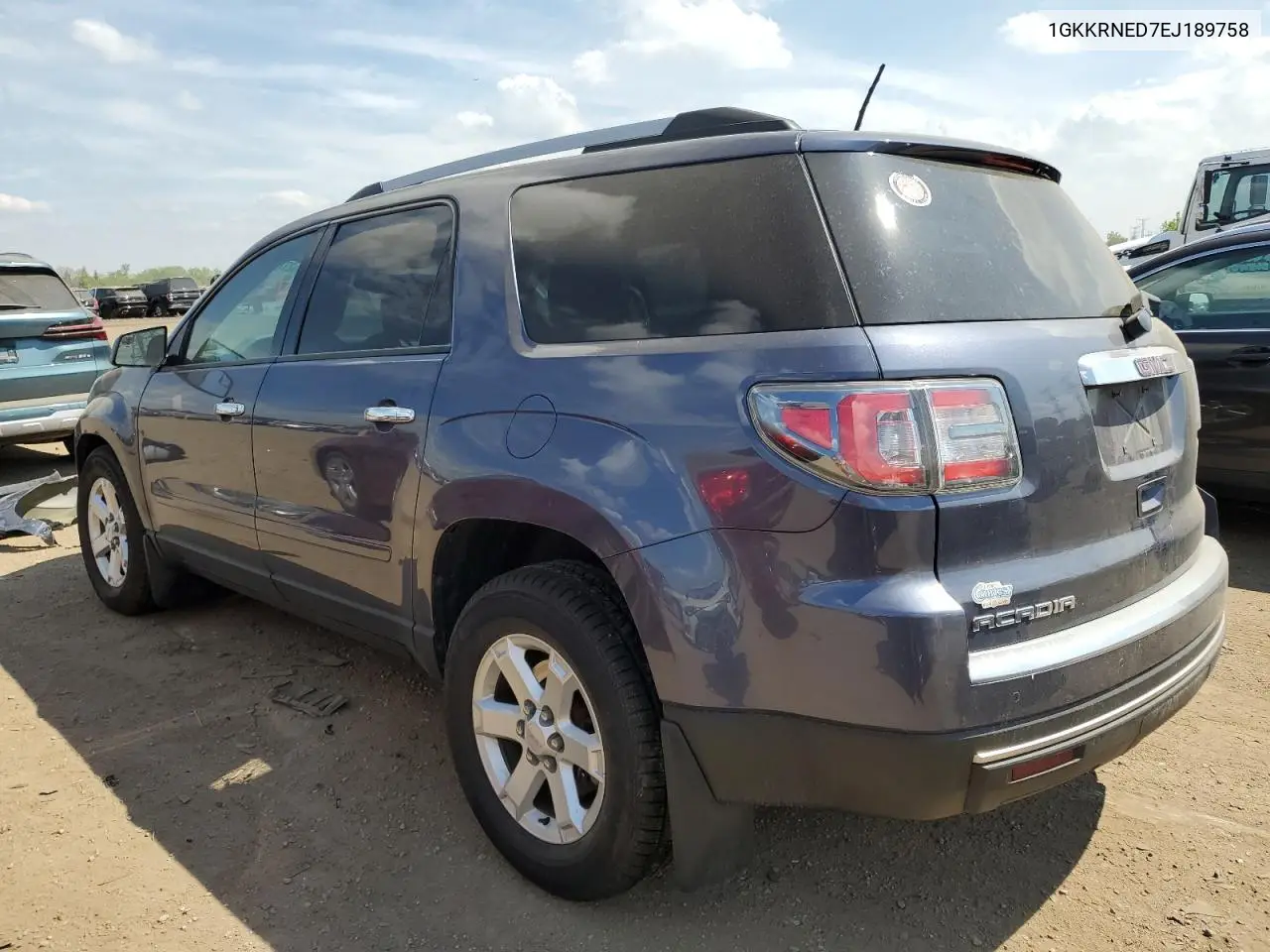 2014 GMC Acadia Sle VIN: 1GKKRNED7EJ189758 Lot: 56276745