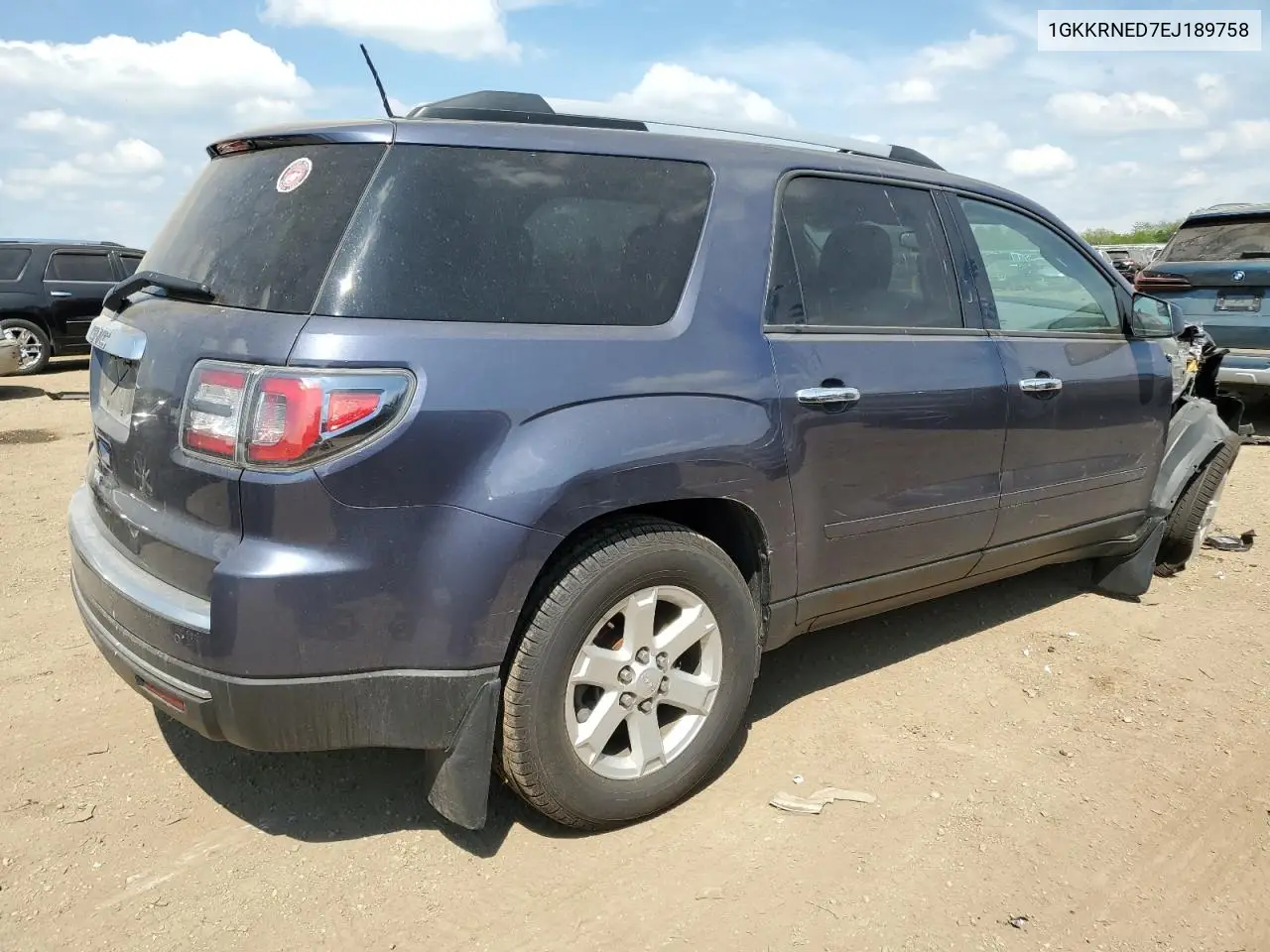 2014 GMC Acadia Sle VIN: 1GKKRNED7EJ189758 Lot: 56276745
