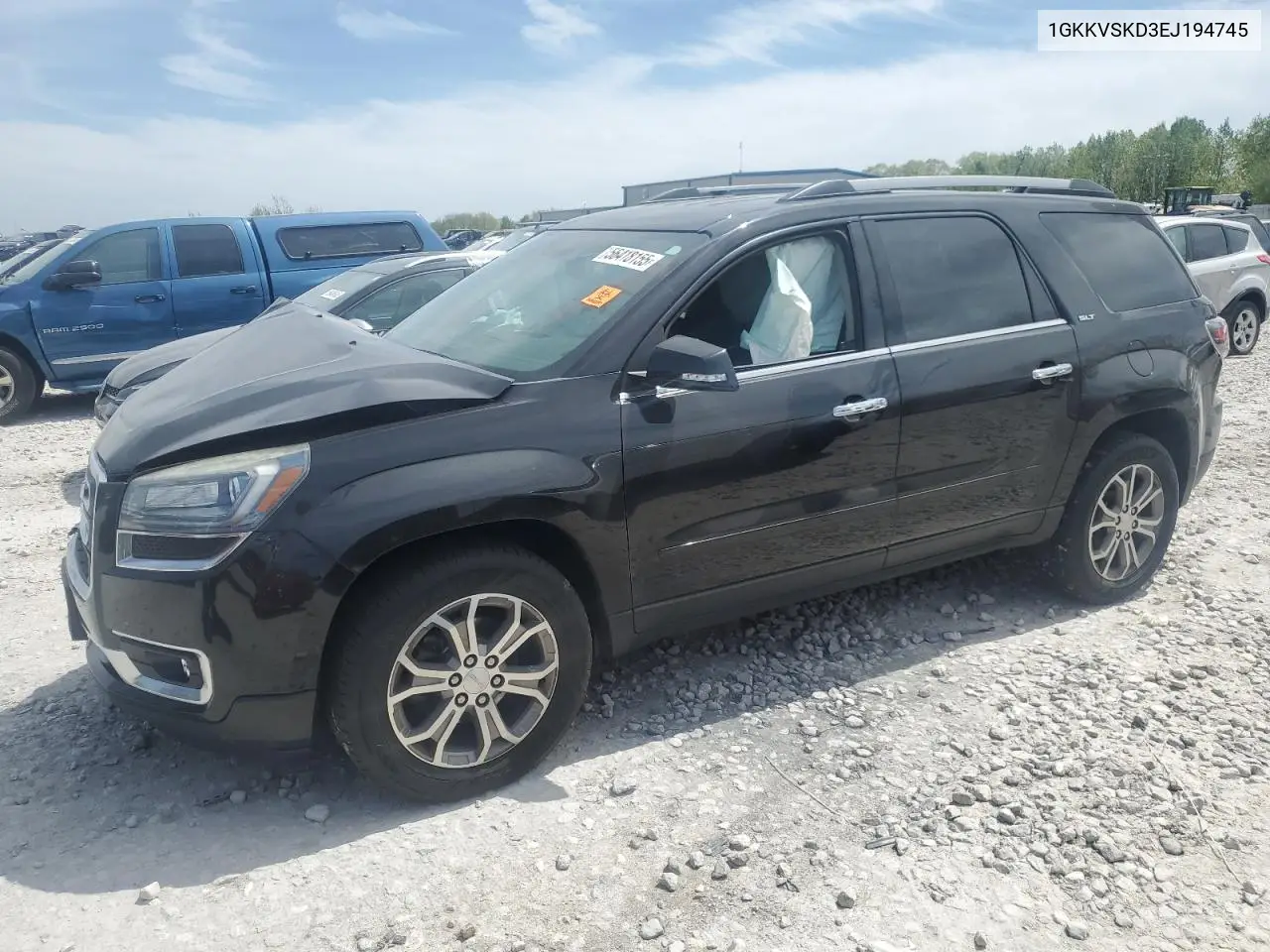 2014 GMC Acadia Slt-2 VIN: 1GKKVSKD3EJ194745 Lot: 56418155