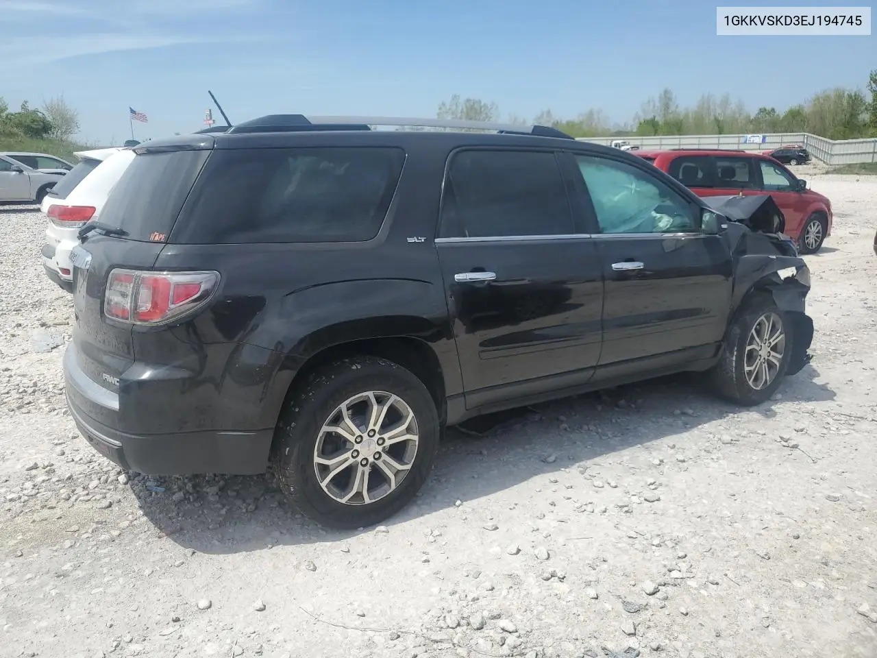 2014 GMC Acadia Slt-2 VIN: 1GKKVSKD3EJ194745 Lot: 56418155
