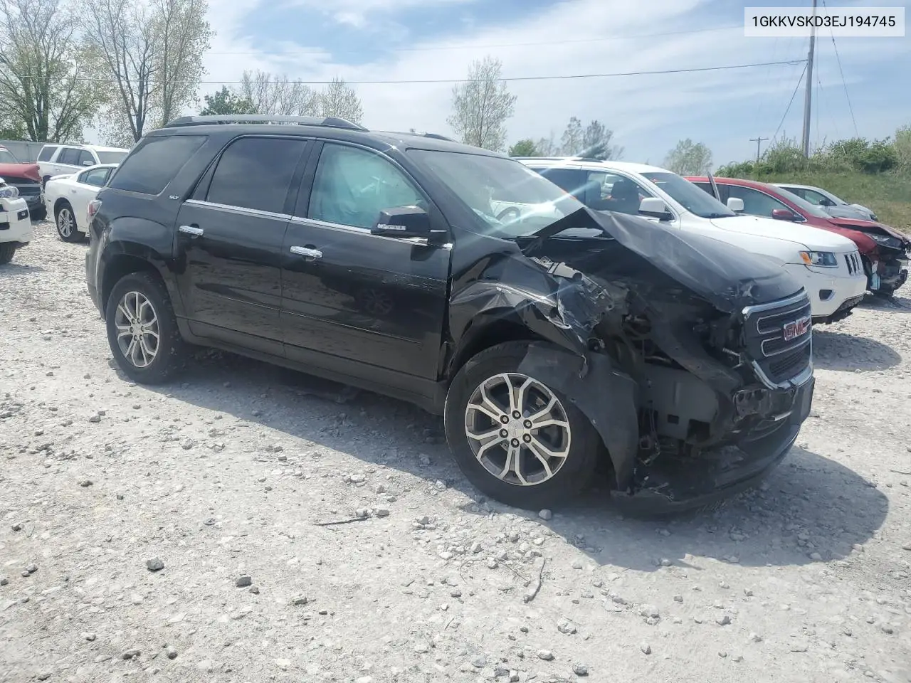 2014 GMC Acadia Slt-2 VIN: 1GKKVSKD3EJ194745 Lot: 56418155