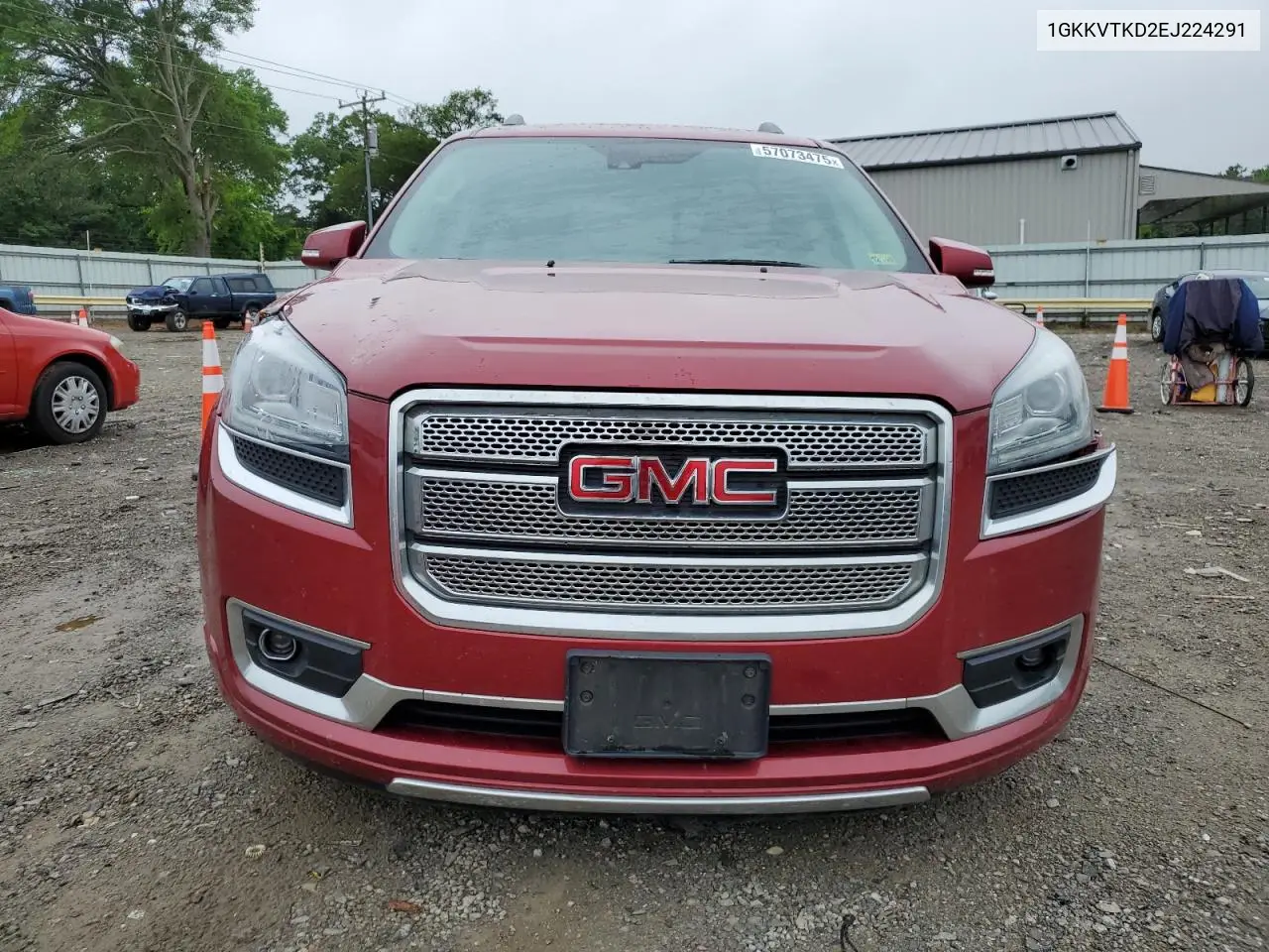 2014 GMC Acadia Denali VIN: 1GKKVTKD2EJ224291 Lot: 57073475