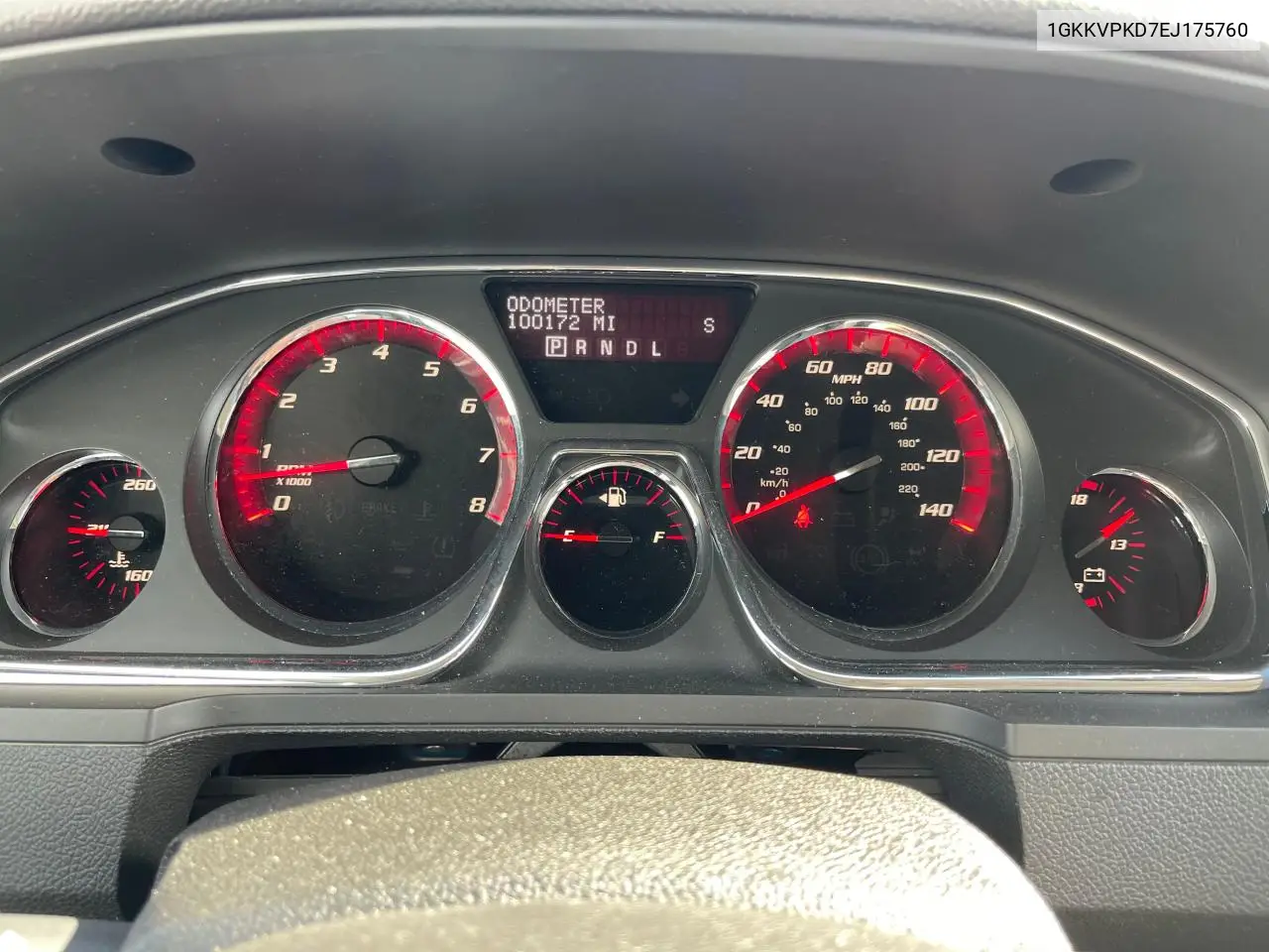 2014 GMC Acadia Sle VIN: 1GKKVPKD7EJ175760 Lot: 57103515