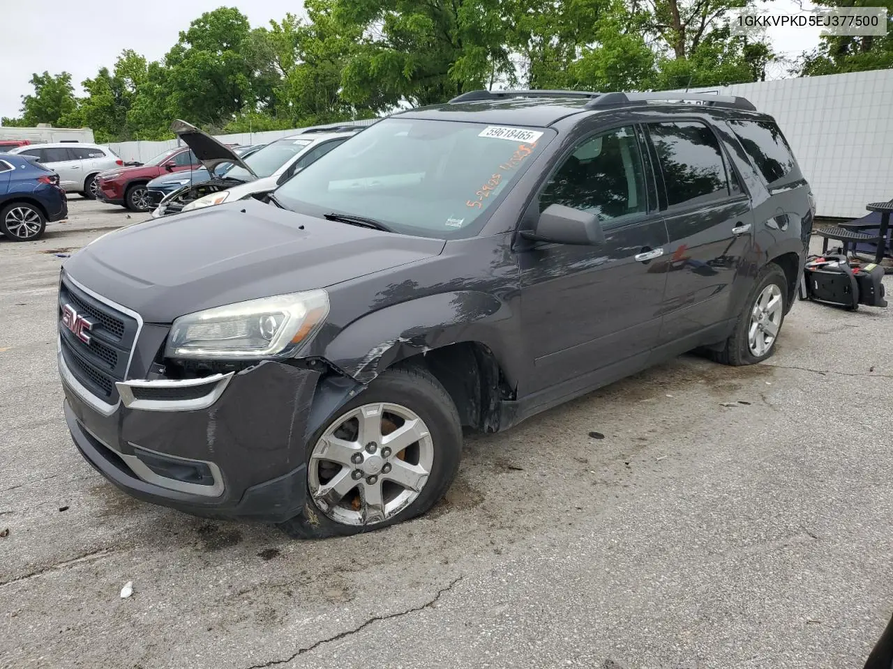 2014 GMC Acadia Sle VIN: 1GKKVPKD5EJ377500 Lot: 59618465