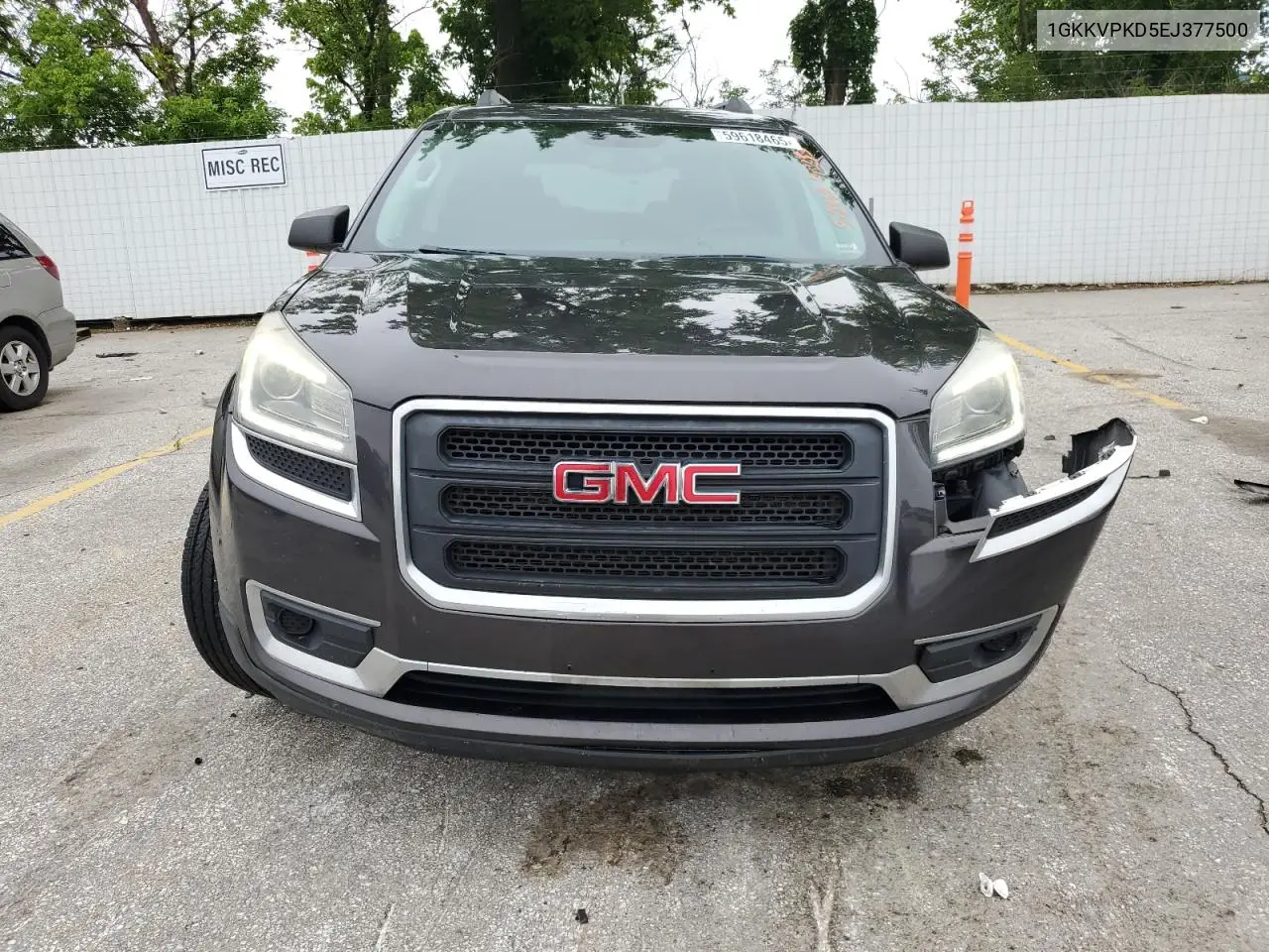 2014 GMC Acadia Sle VIN: 1GKKVPKD5EJ377500 Lot: 59618465