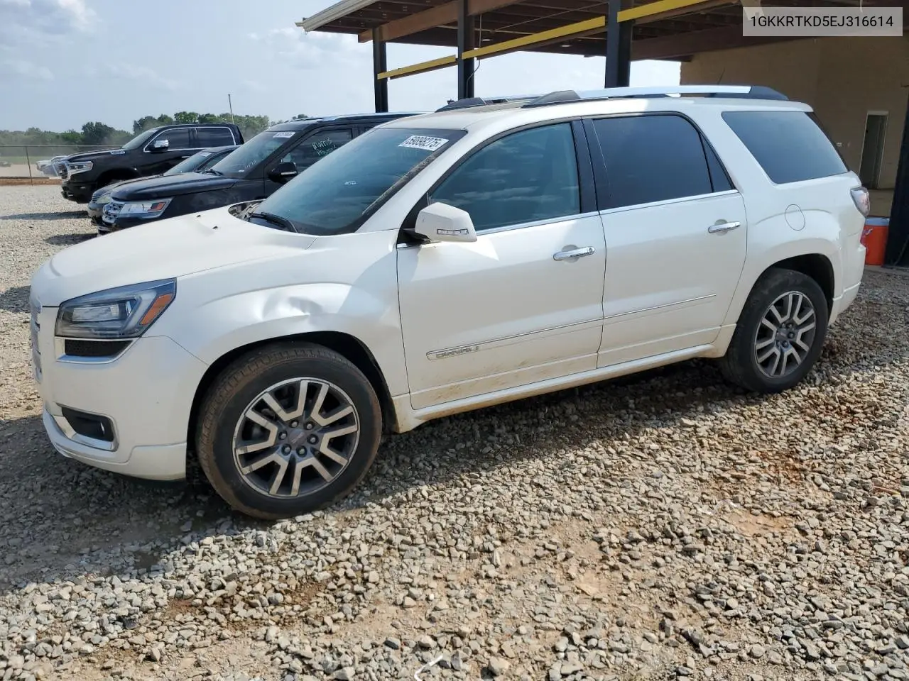 2014 GMC Acadia Denali VIN: 1GKKRTKD5EJ316614 Lot: 59898275