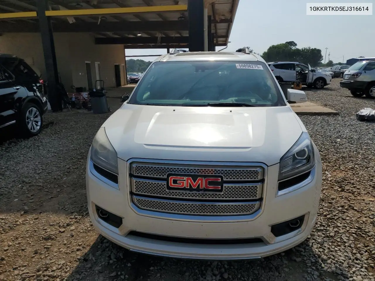 2014 GMC Acadia Denali VIN: 1GKKRTKD5EJ316614 Lot: 59898275