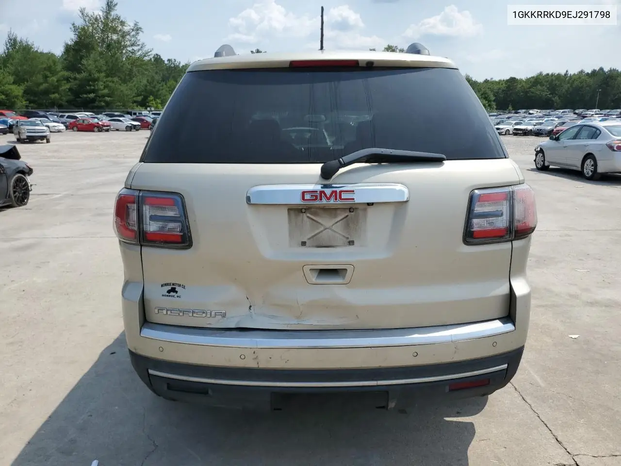 2014 GMC Acadia Slt-1 VIN: 1GKKRRKD9EJ291798 Lot: 62258295