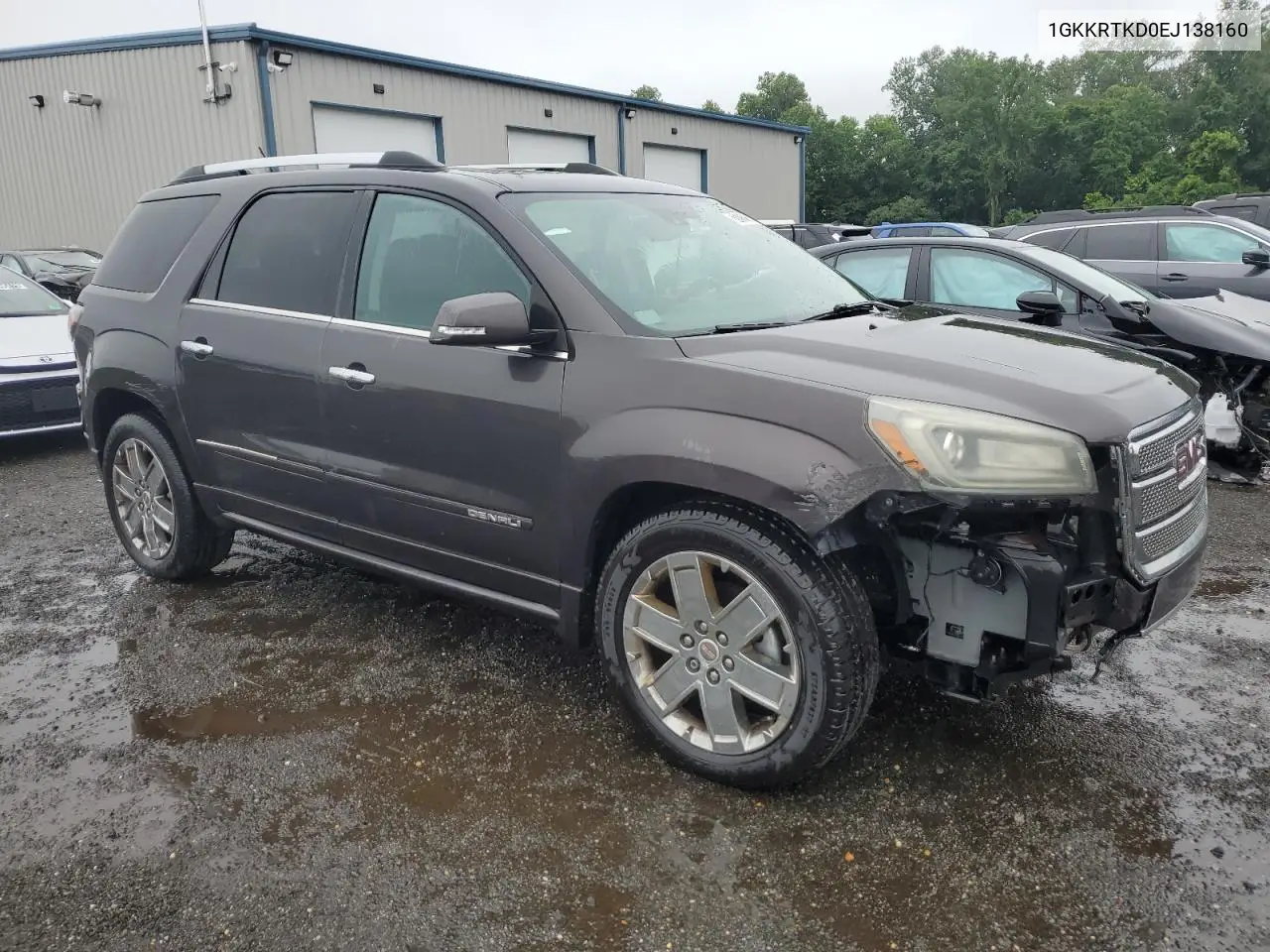 2014 GMC Acadia Denali VIN: 1GKKRTKD0EJ138160 Lot: 62675295