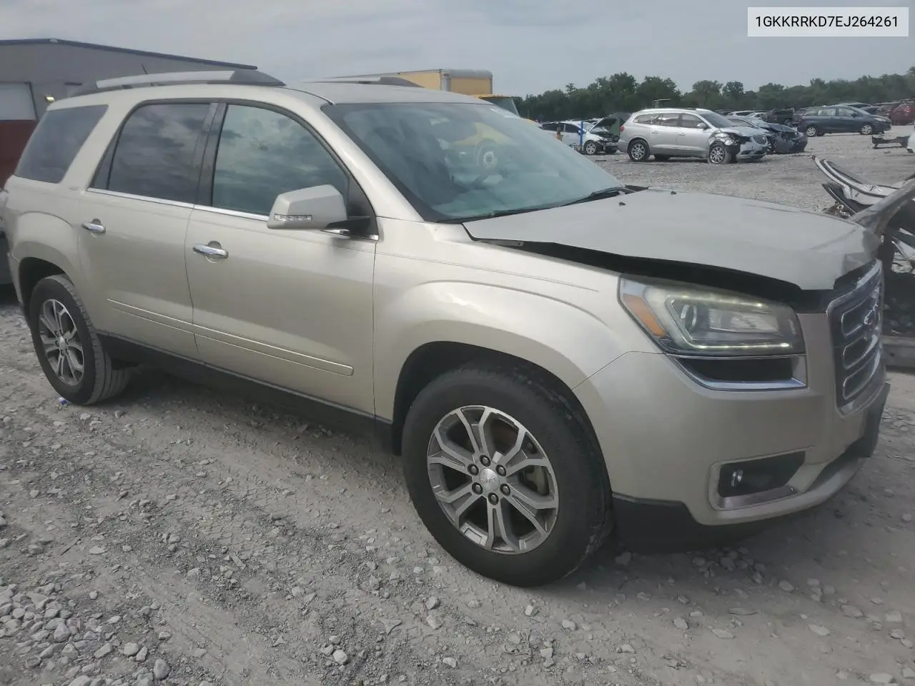 2014 GMC Acadia Slt-1 VIN: 1GKKRRKD7EJ264261 Lot: 63034685