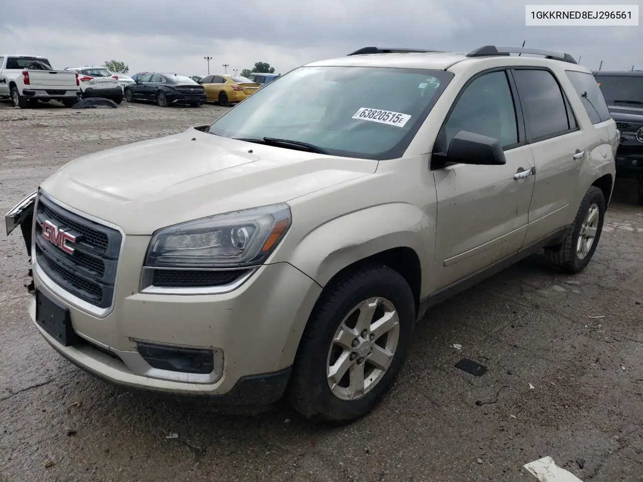 2014 GMC Acadia Sle VIN: 1GKKRNED8EJ296561 Lot: 63820515