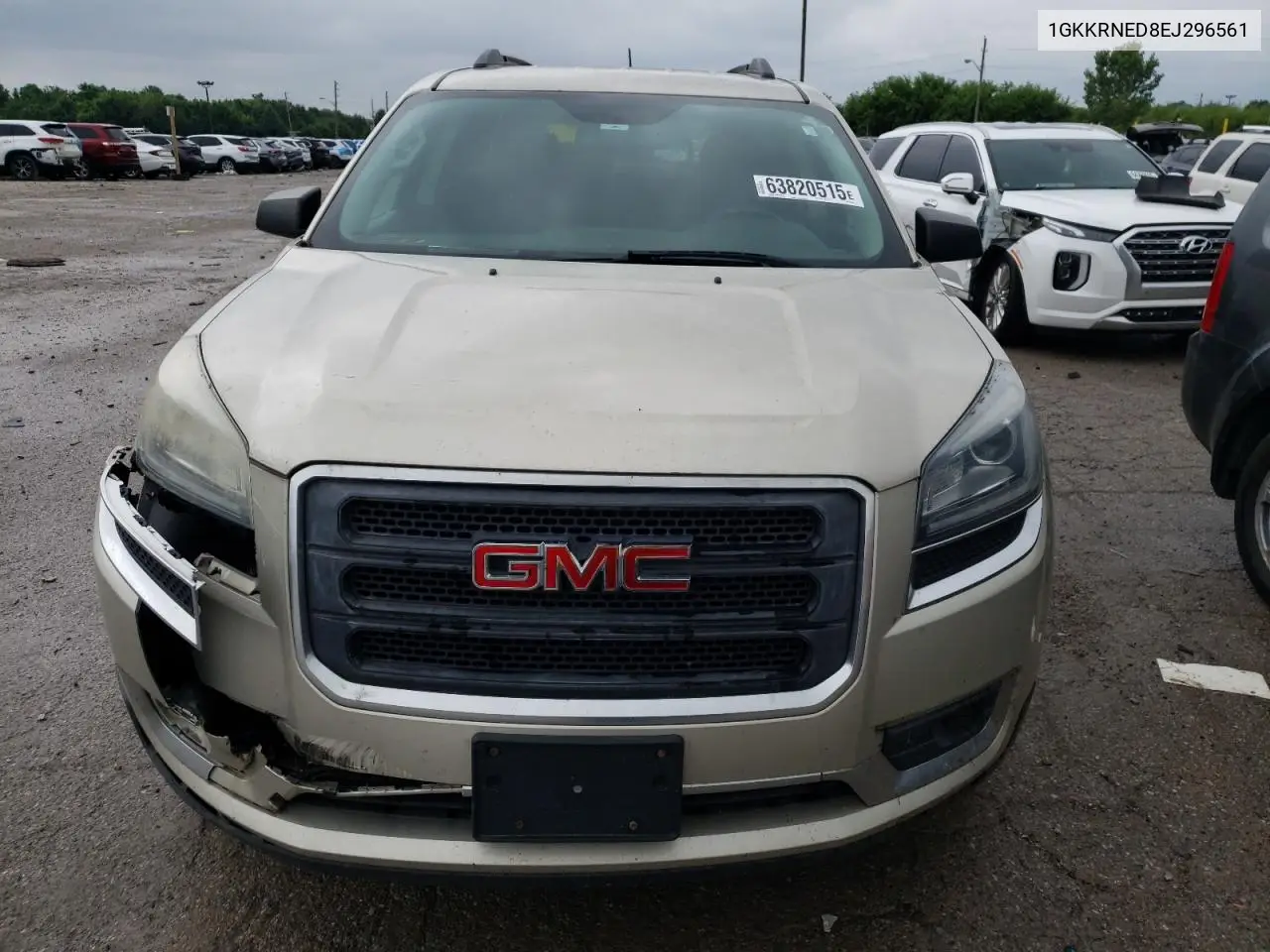 2014 GMC Acadia Sle VIN: 1GKKRNED8EJ296561 Lot: 63820515