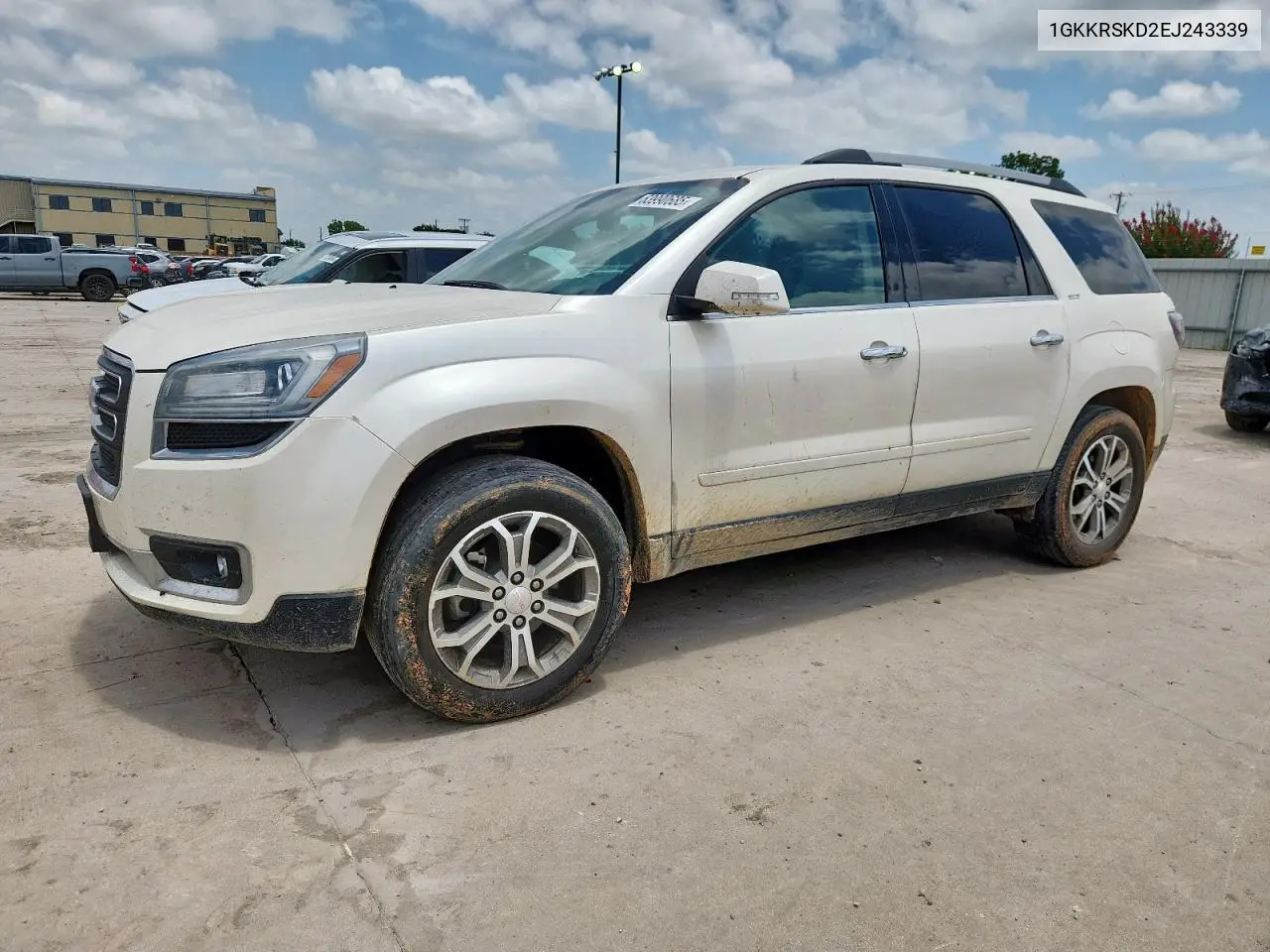 2014 GMC Acadia Slt-2 VIN: 1GKKRSKD2EJ243339 Lot: 63990685