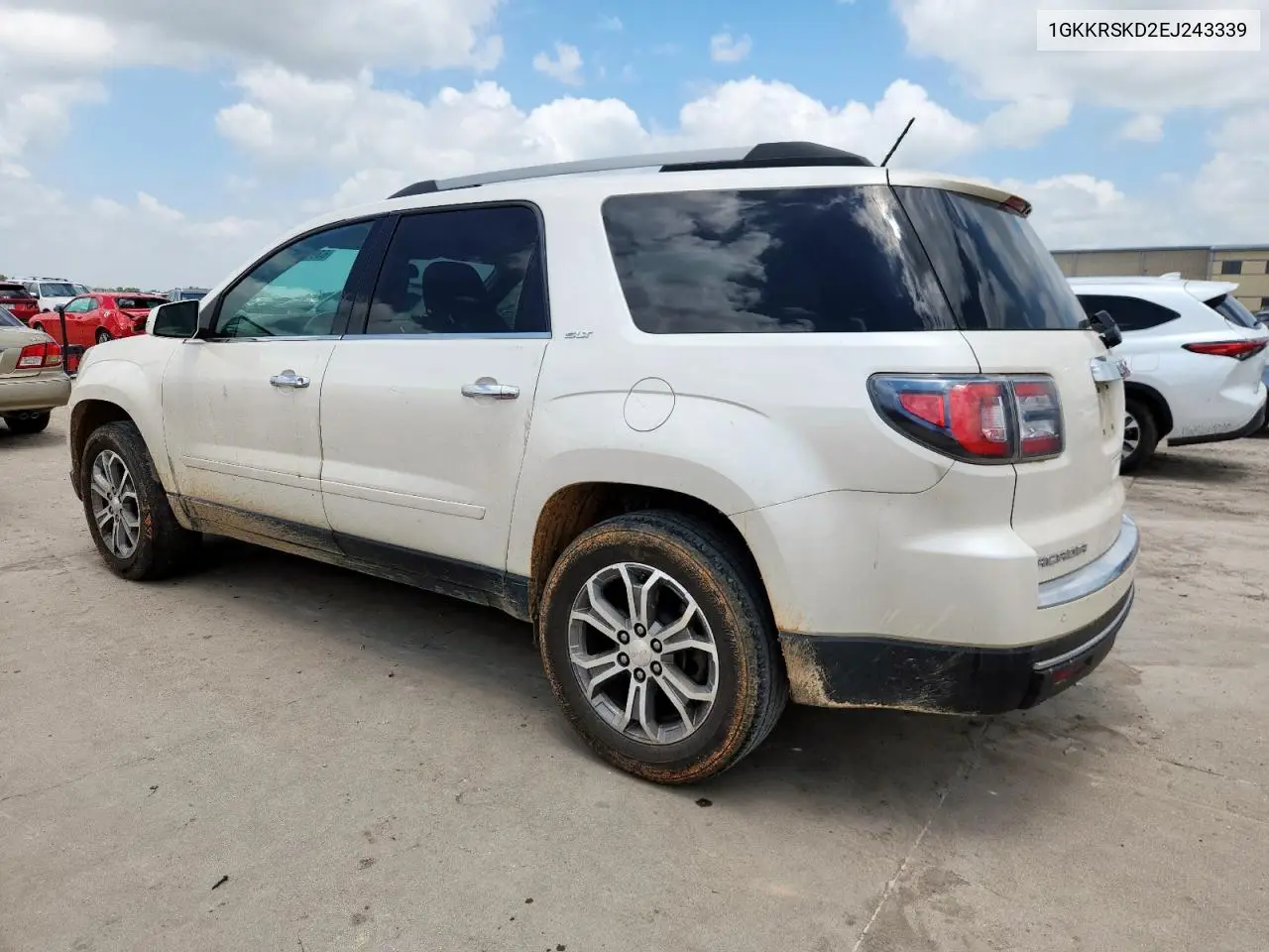 2014 GMC Acadia Slt-2 VIN: 1GKKRSKD2EJ243339 Lot: 63990685