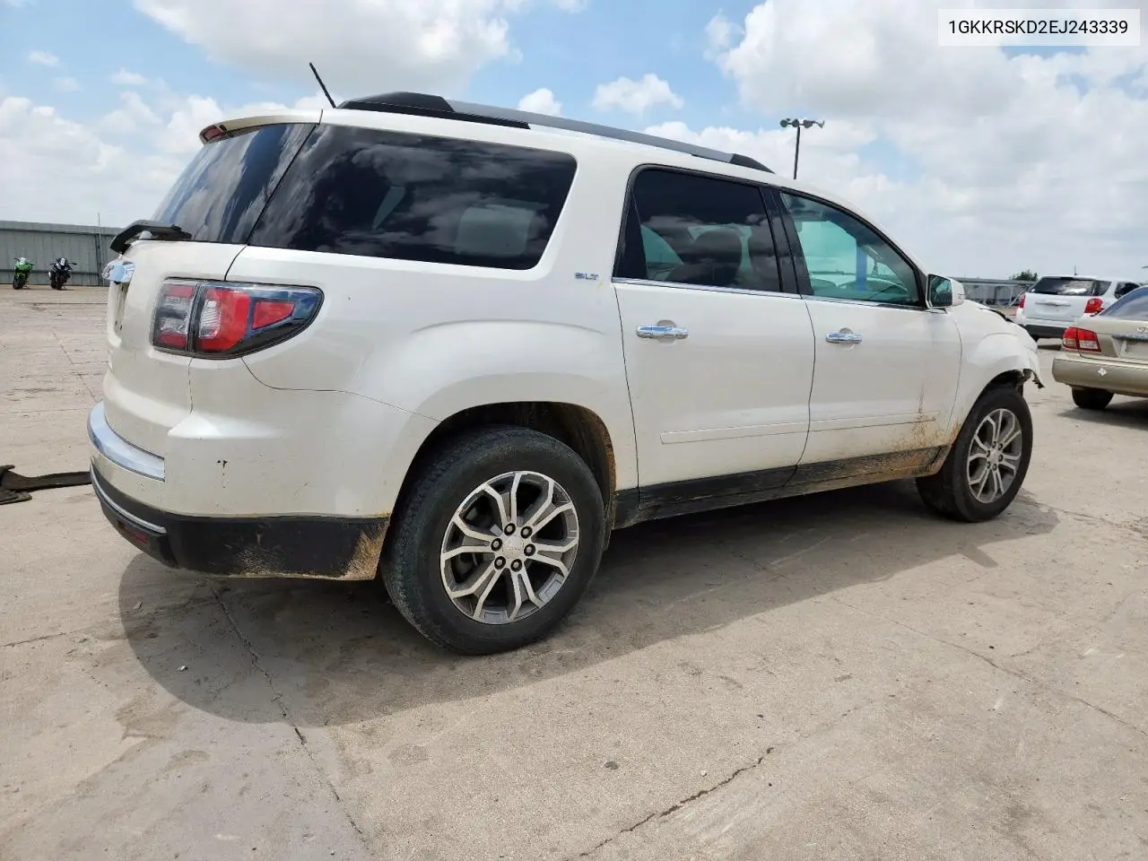 2014 GMC Acadia Slt-2 VIN: 1GKKRSKD2EJ243339 Lot: 63990685