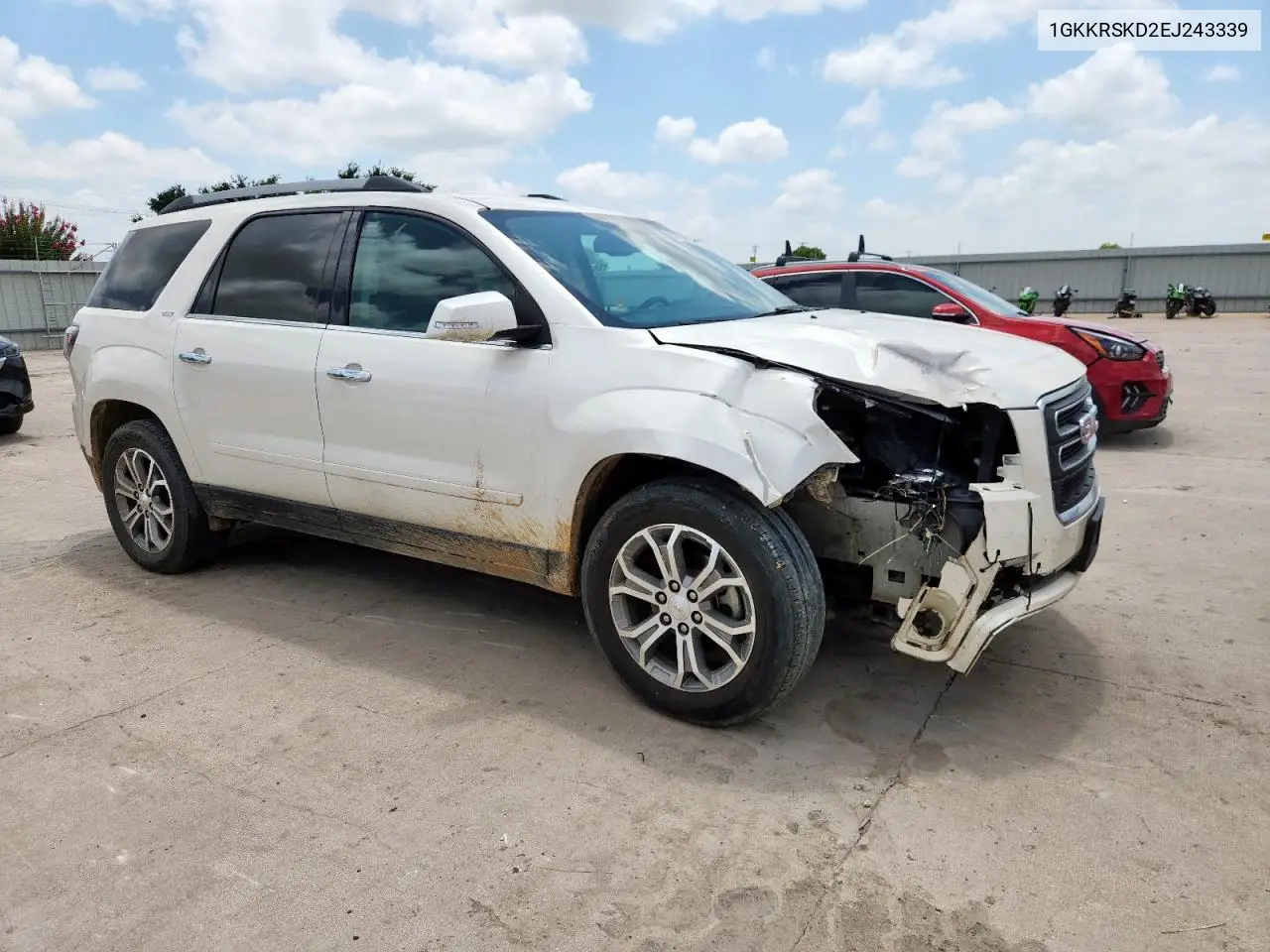 2014 GMC Acadia Slt-2 VIN: 1GKKRSKD2EJ243339 Lot: 63990685