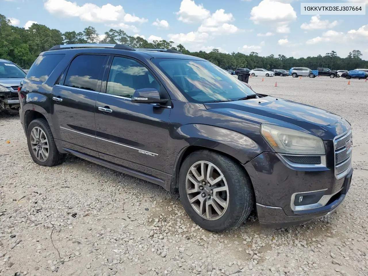 2014 GMC Acadia Denali VIN: 1GKKVTKD3EJ307664 Lot: 64691505