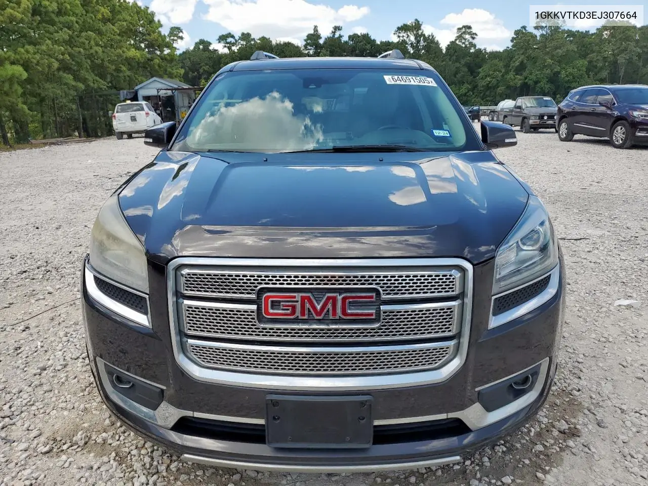 2014 GMC Acadia Denali VIN: 1GKKVTKD3EJ307664 Lot: 64691505