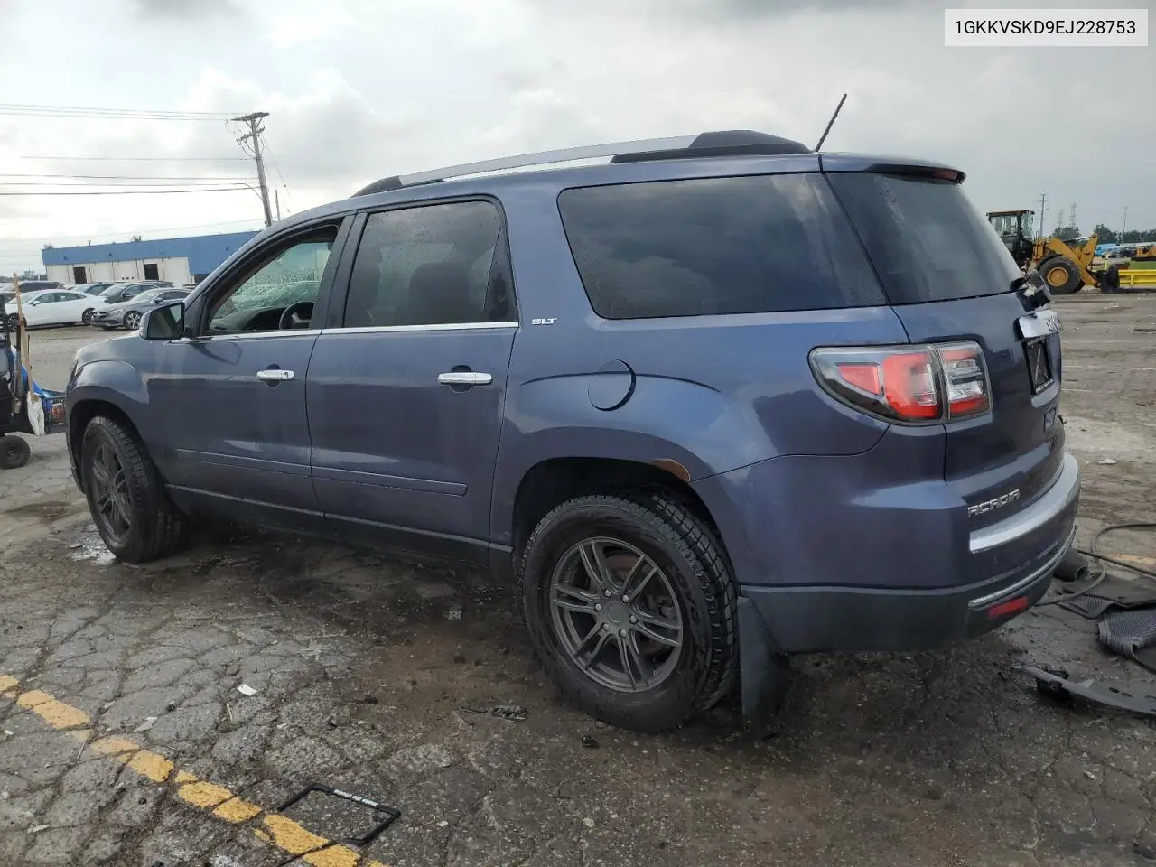 2014 GMC Acadia Slt-2 VIN: 1GKKVSKD9EJ228753 Lot: 65194655