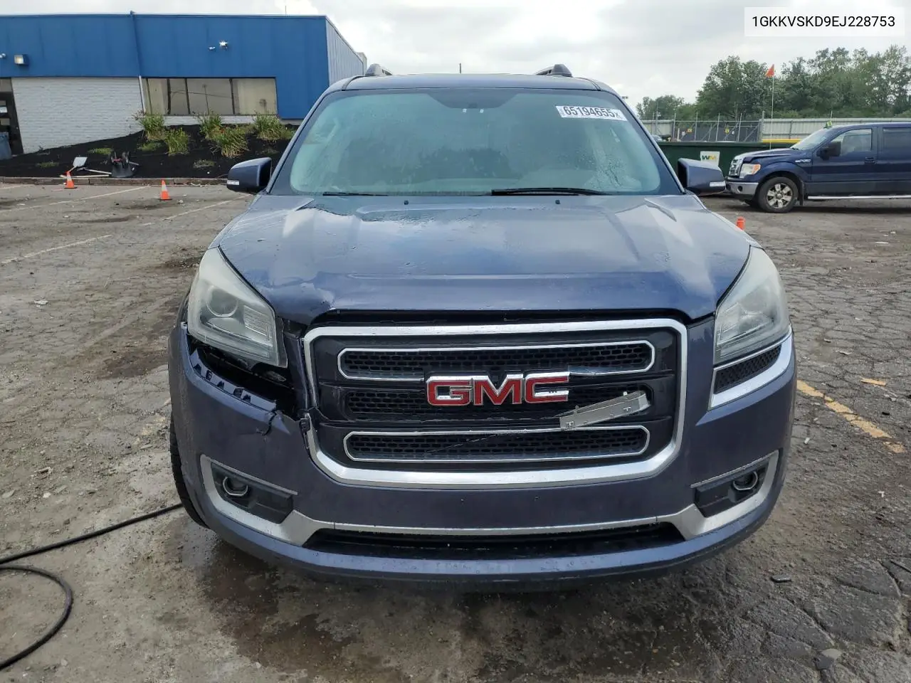 2014 GMC Acadia Slt-2 VIN: 1GKKVSKD9EJ228753 Lot: 65194655