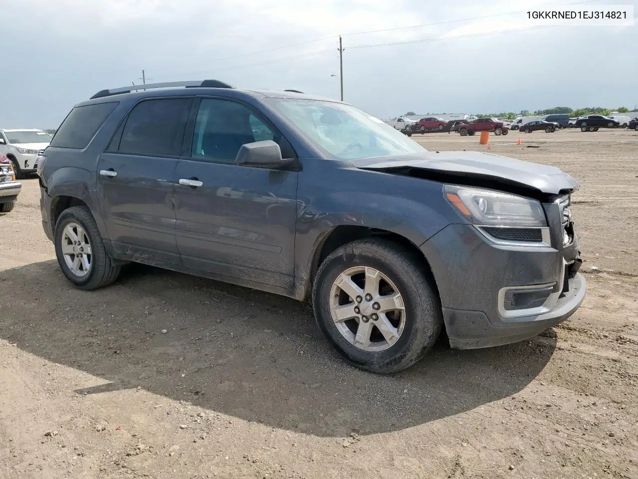 2014 GMC Acadia Sle VIN: 1GKKRNED1EJ314821 Lot: 65554575