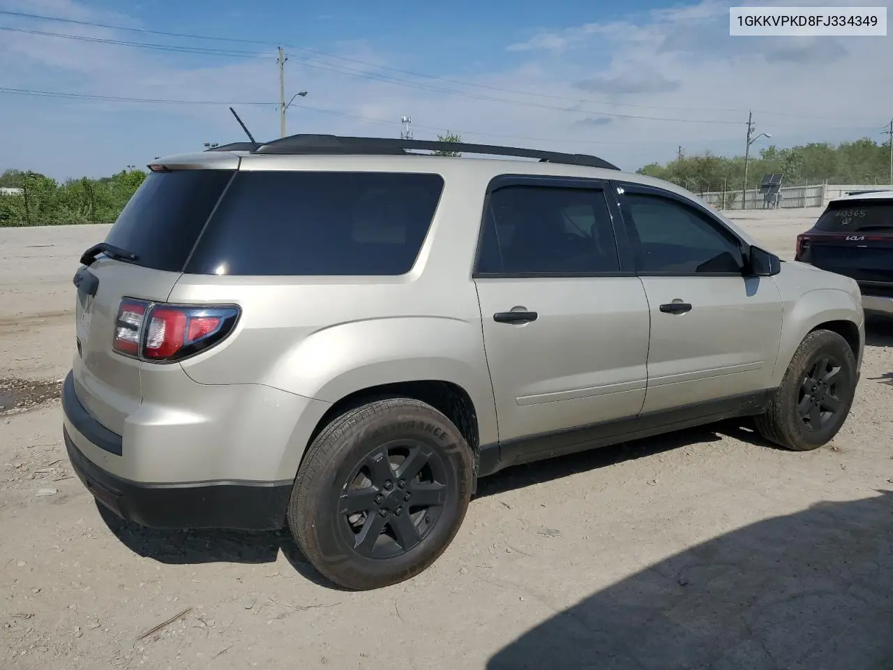 2015 GMC Acadia Sle VIN: 1GKKVPKD8FJ334349 Lot: 55797845