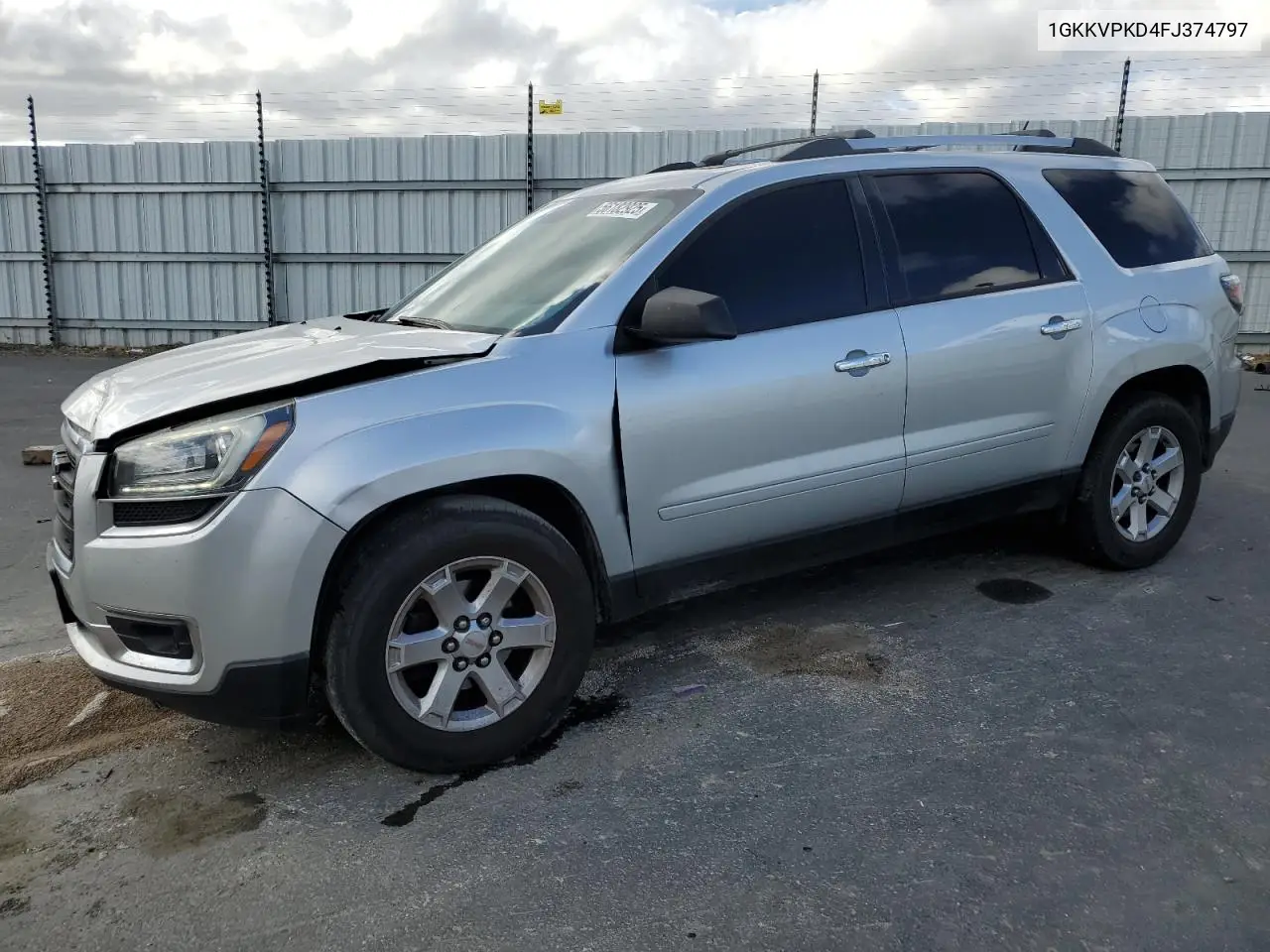 2015 GMC Acadia Sle VIN: 1GKKVPKD4FJ374797 Lot: 56182925