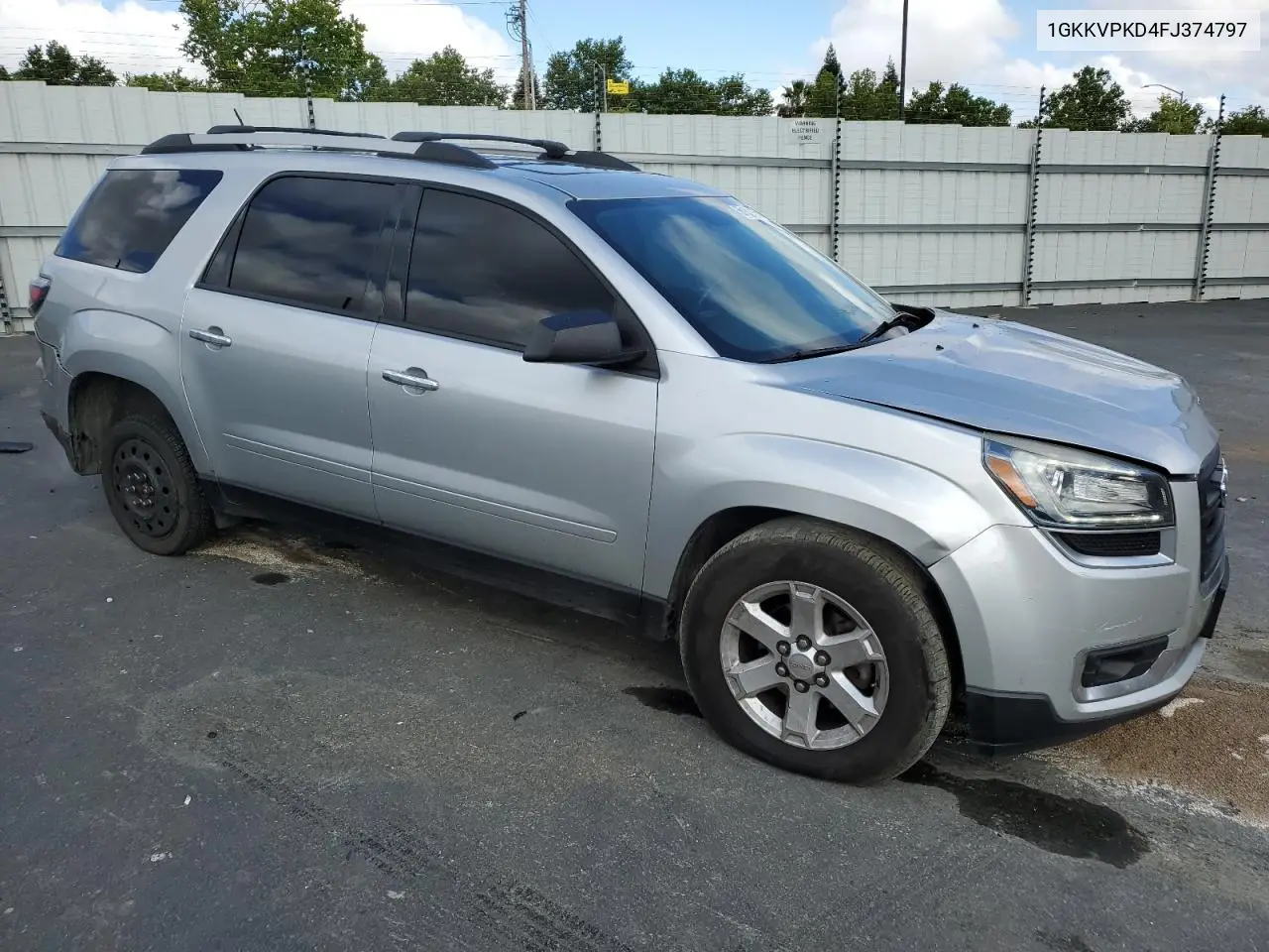 2015 GMC Acadia Sle VIN: 1GKKVPKD4FJ374797 Lot: 56182925