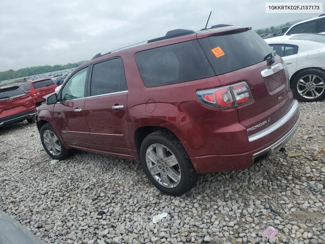2015 GMC Acadia Denali VIN: 1GKKRTKD2FJ137173 Lot: 56519415