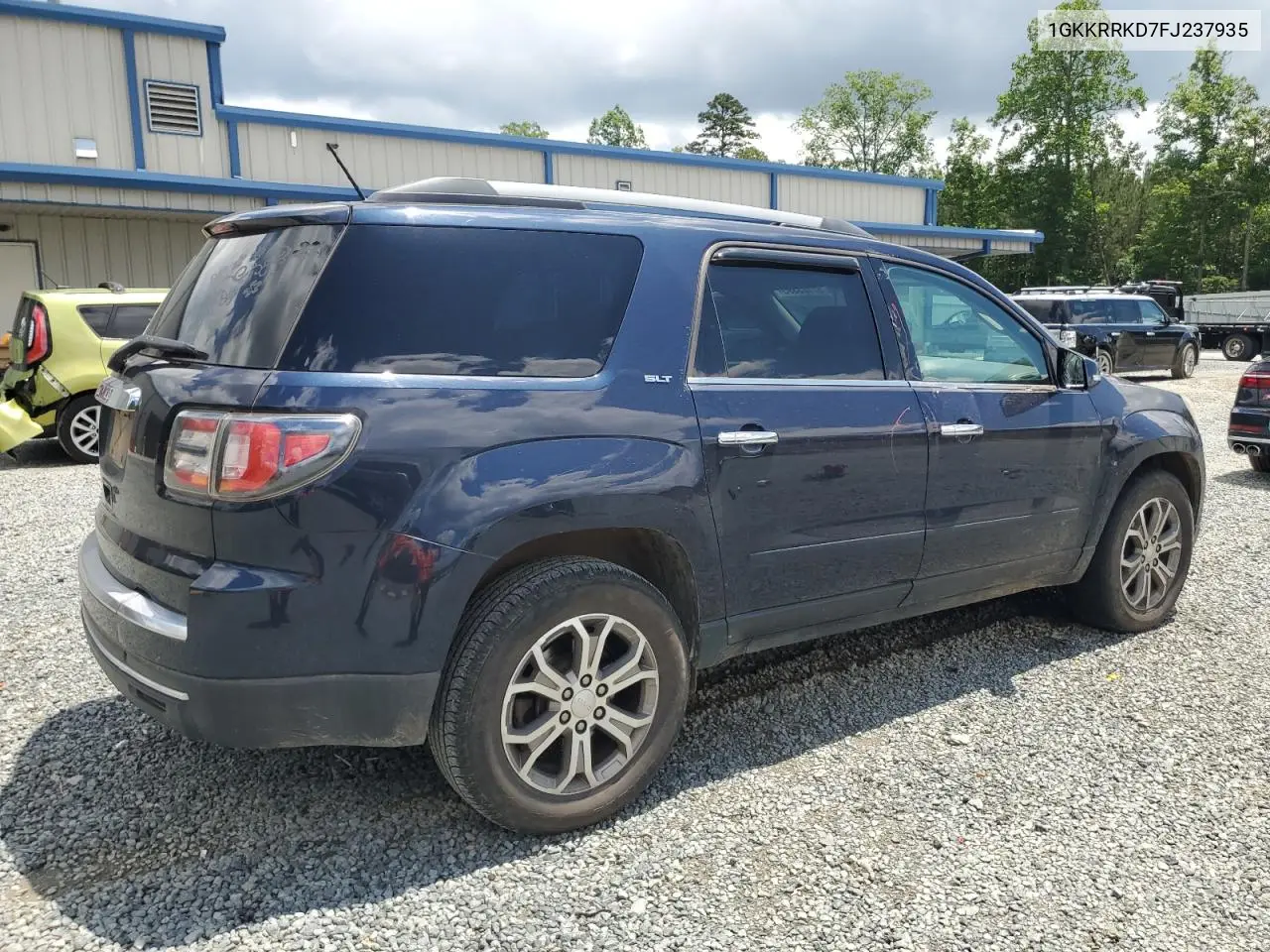 2015 GMC Acadia Slt-1 VIN: 1GKKRRKD7FJ237935 Lot: 57123395