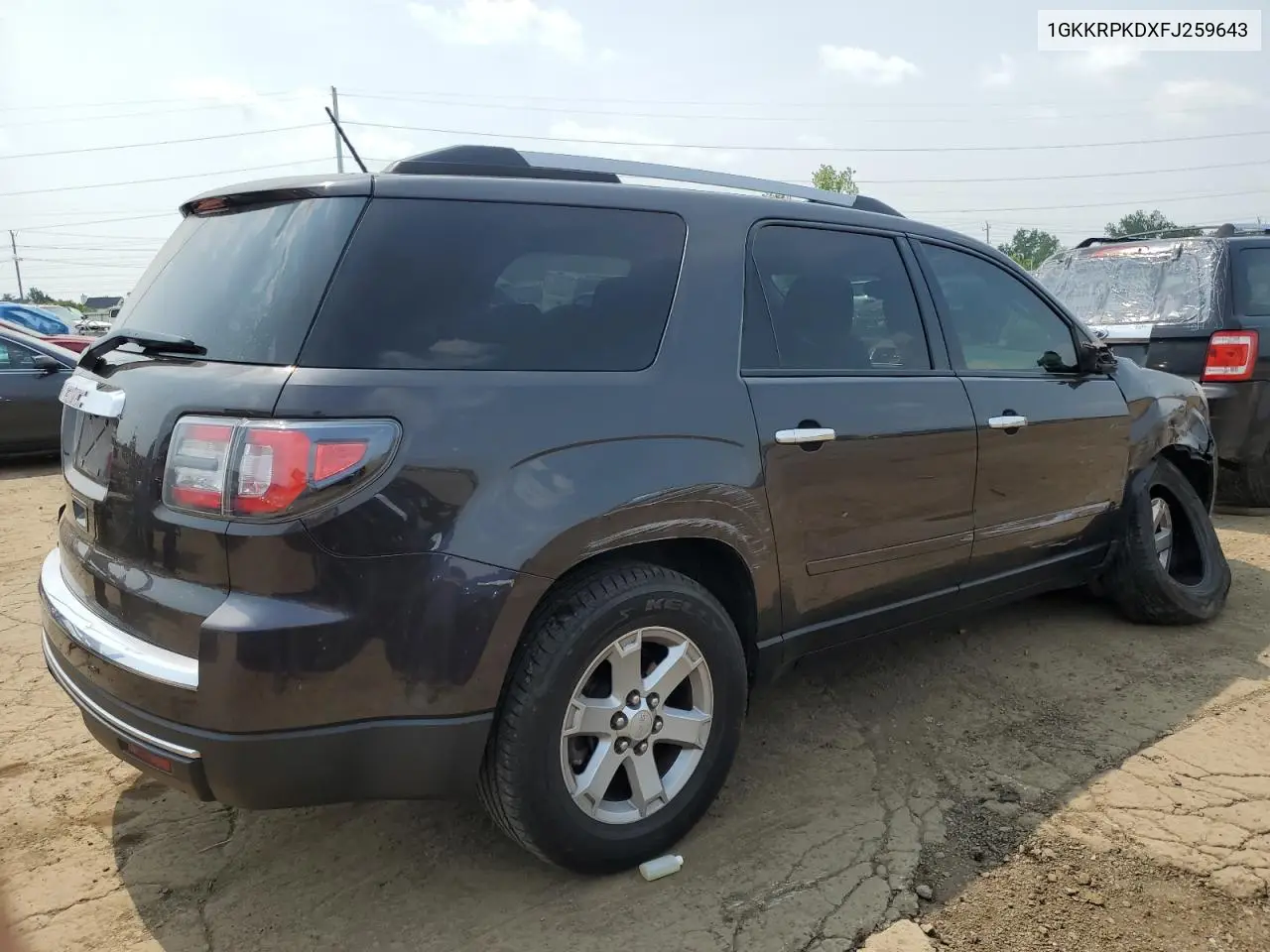 2015 GMC Acadia Sle VIN: 1GKKRPKDXFJ259643 Lot: 59767365