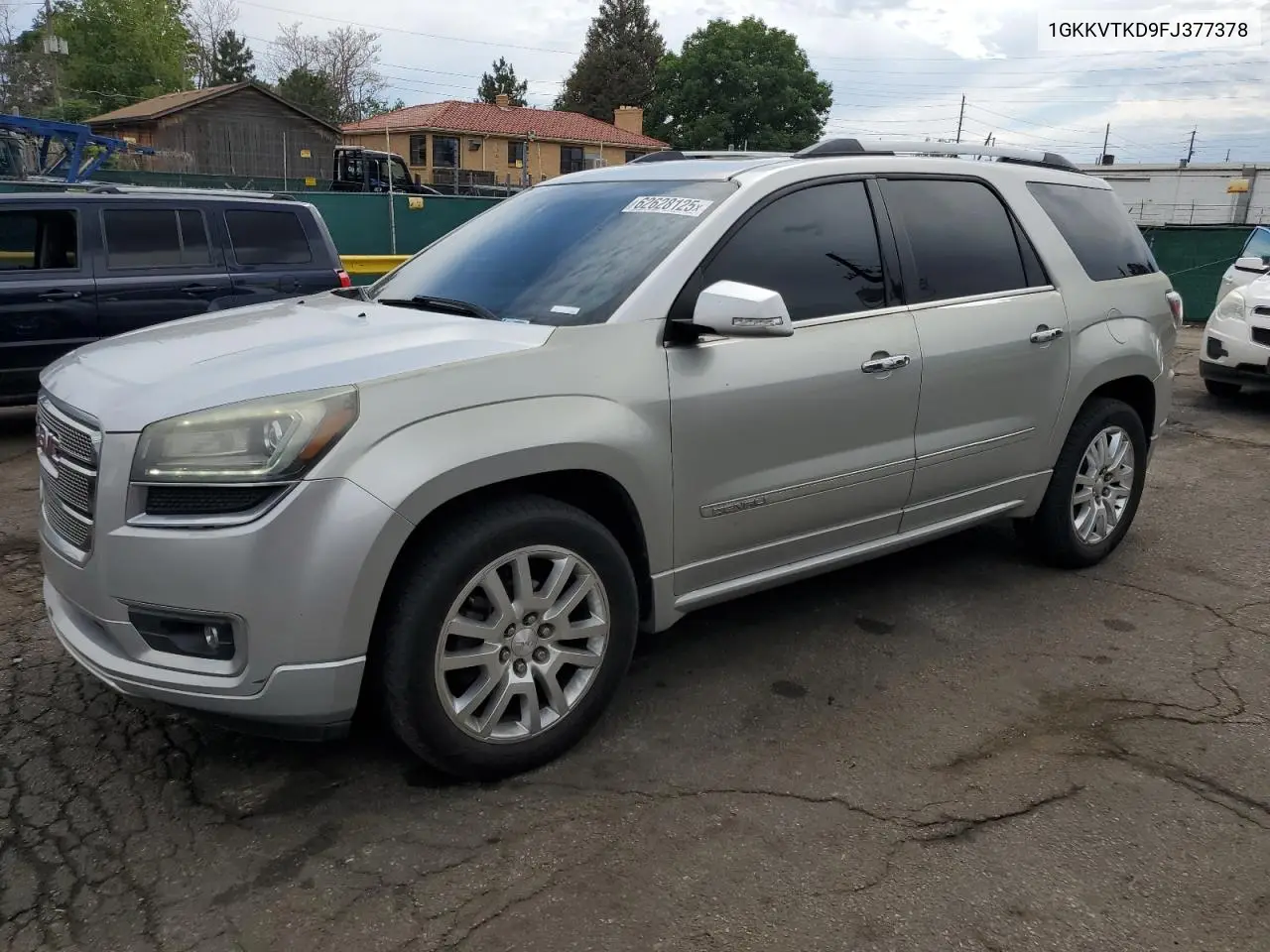 2015 GMC Acadia Denali VIN: 1GKKVTKD9FJ377378 Lot: 62628125