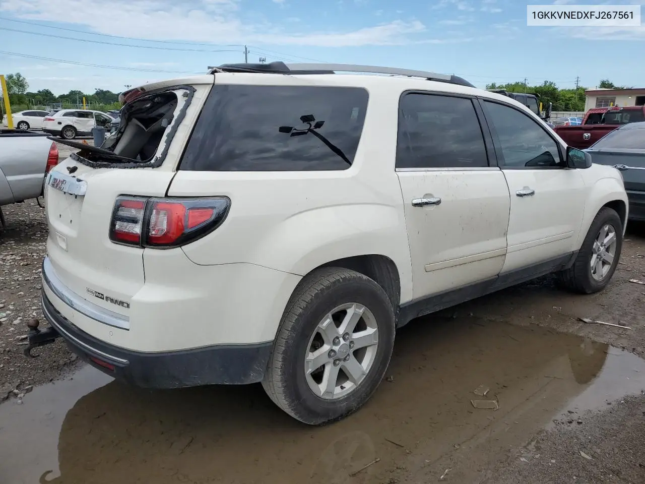 2015 GMC Acadia Sle VIN: 1GKKVNEDXFJ267561 Lot: 62899315