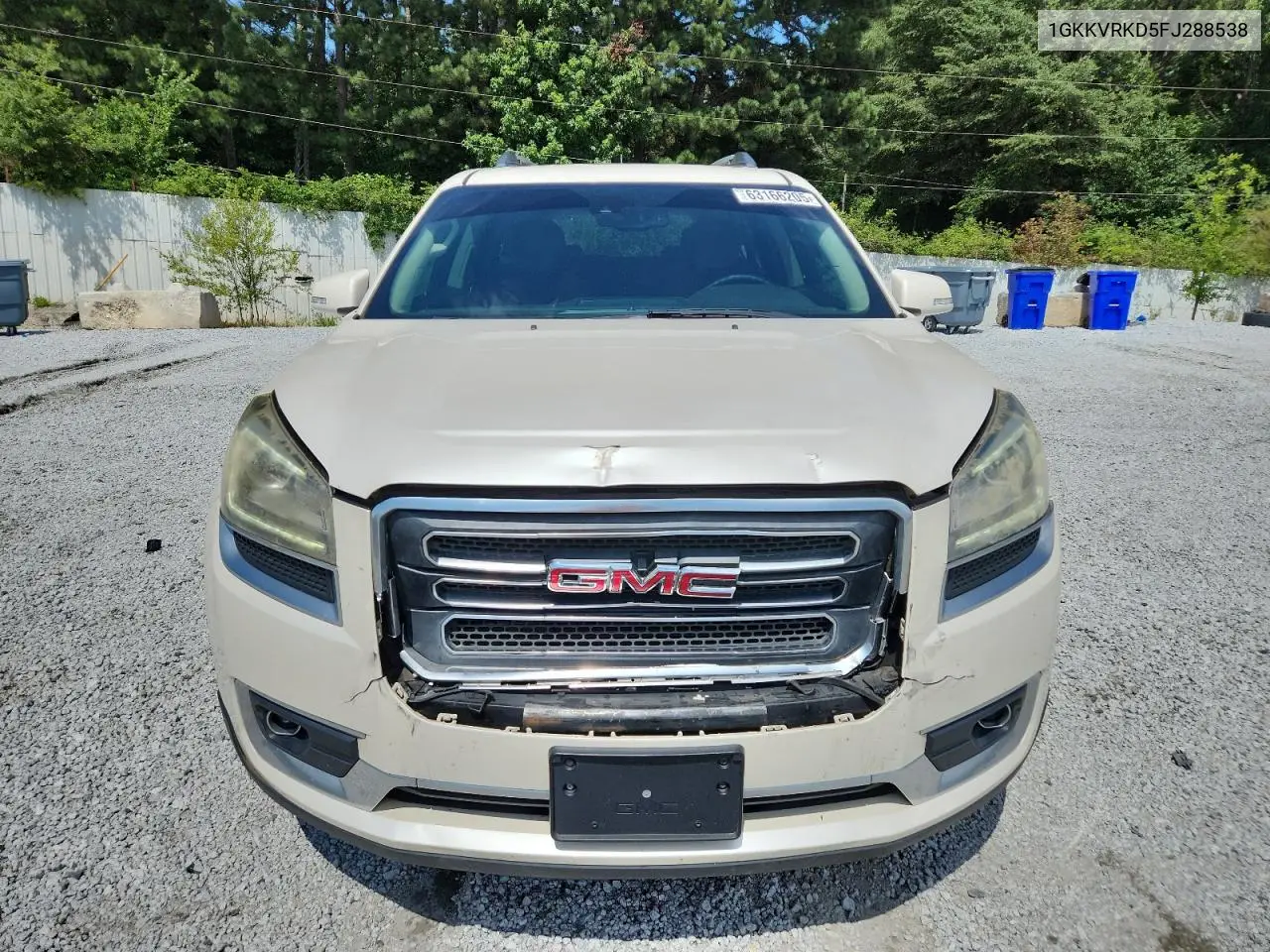 2015 GMC Acadia Slt-1 VIN: 1GKKVRKD5FJ288538 Lot: 63166205