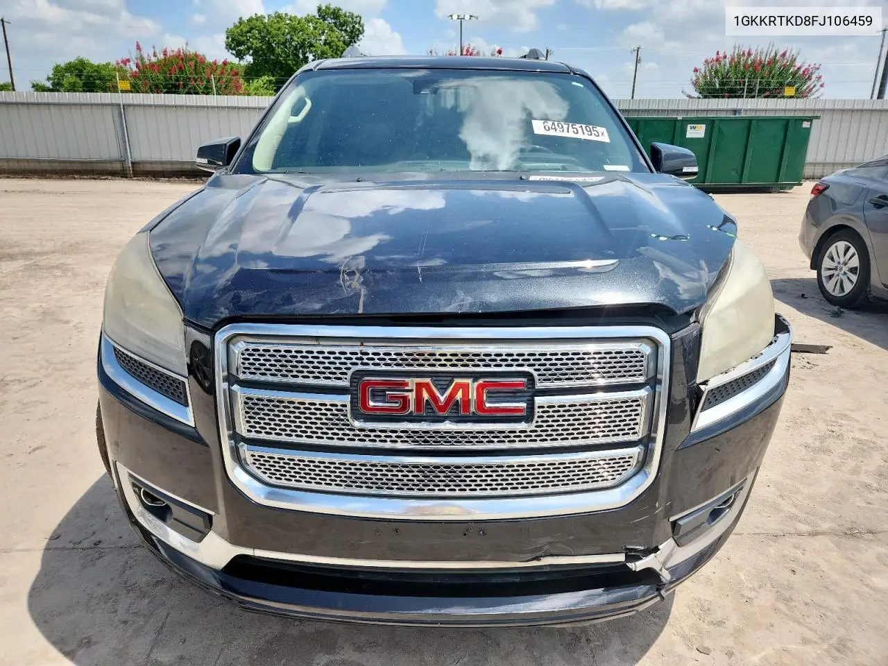 2015 GMC Acadia Denali VIN: 1GKKRTKD8FJ106459 Lot: 64975195