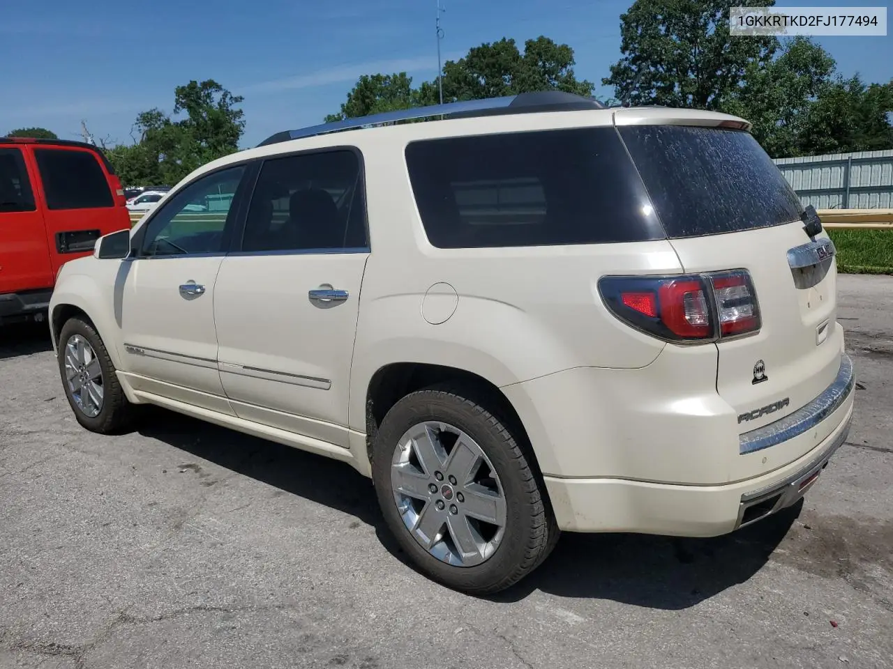 2015 GMC Acadia Denali VIN: 1GKKRTKD2FJ177494 Lot: 65446185