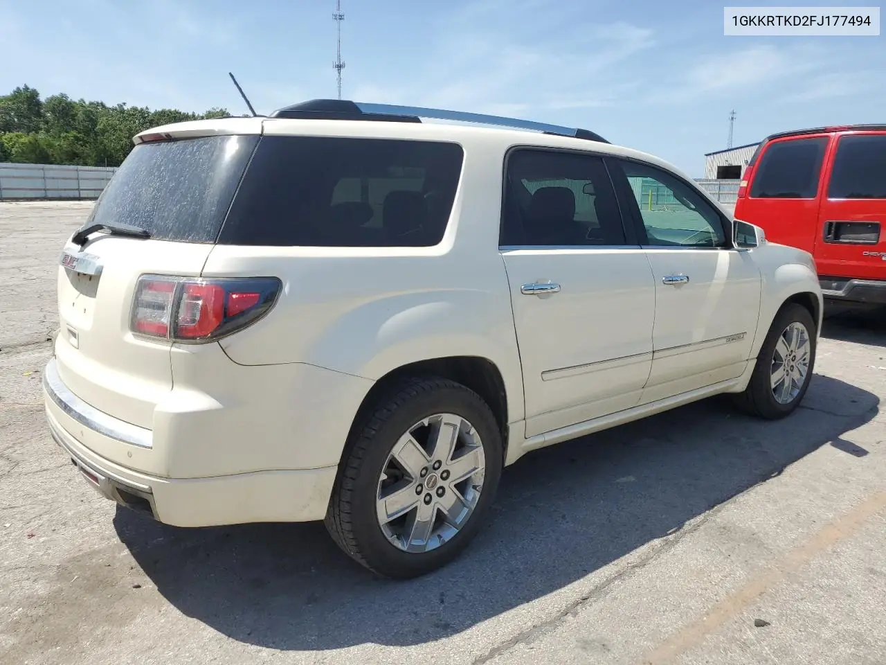 2015 GMC Acadia Denali VIN: 1GKKRTKD2FJ177494 Lot: 65446185